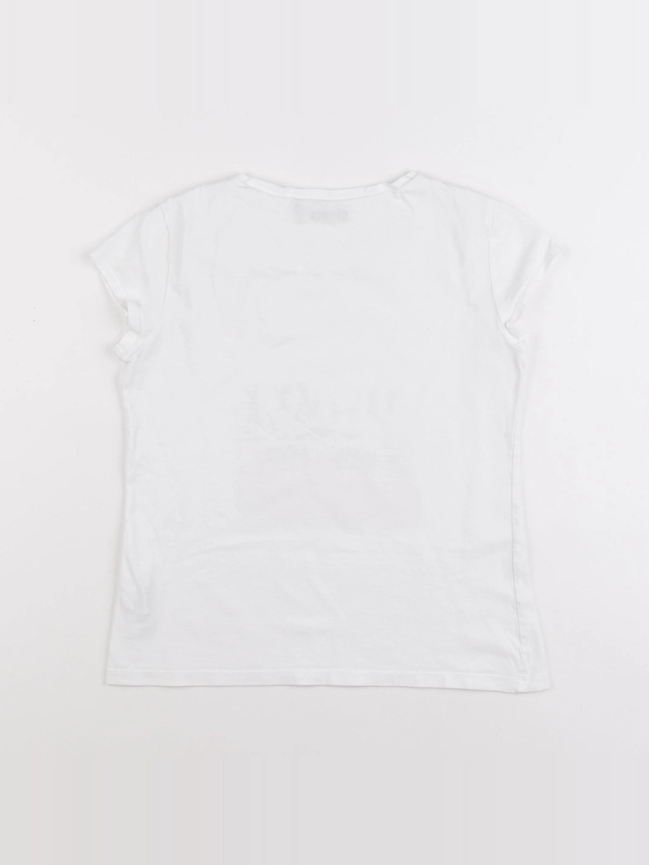 IKKS - tee-shirt blanc - 10 ans