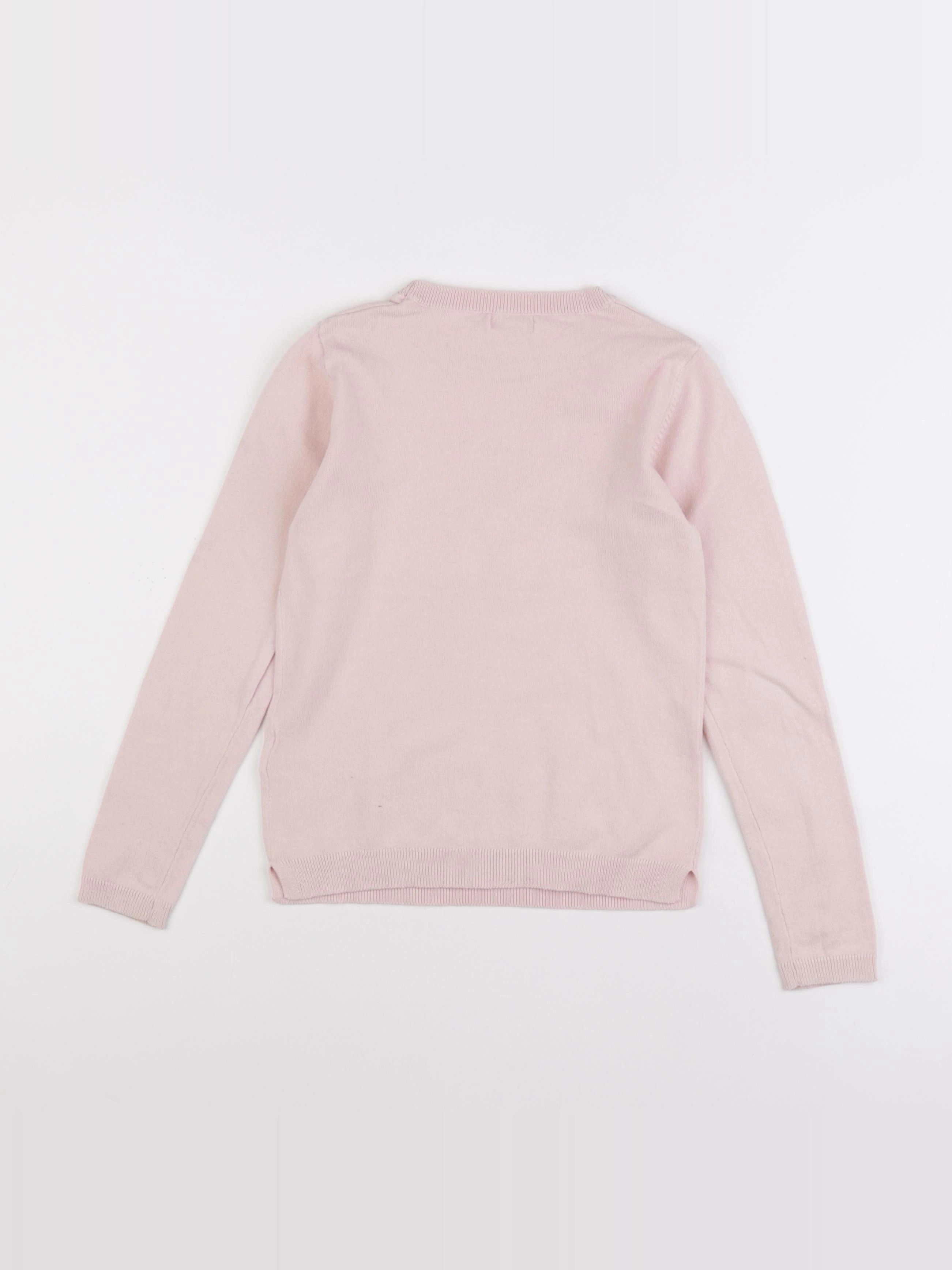 Vertbaudet - pull rose - 8 ans