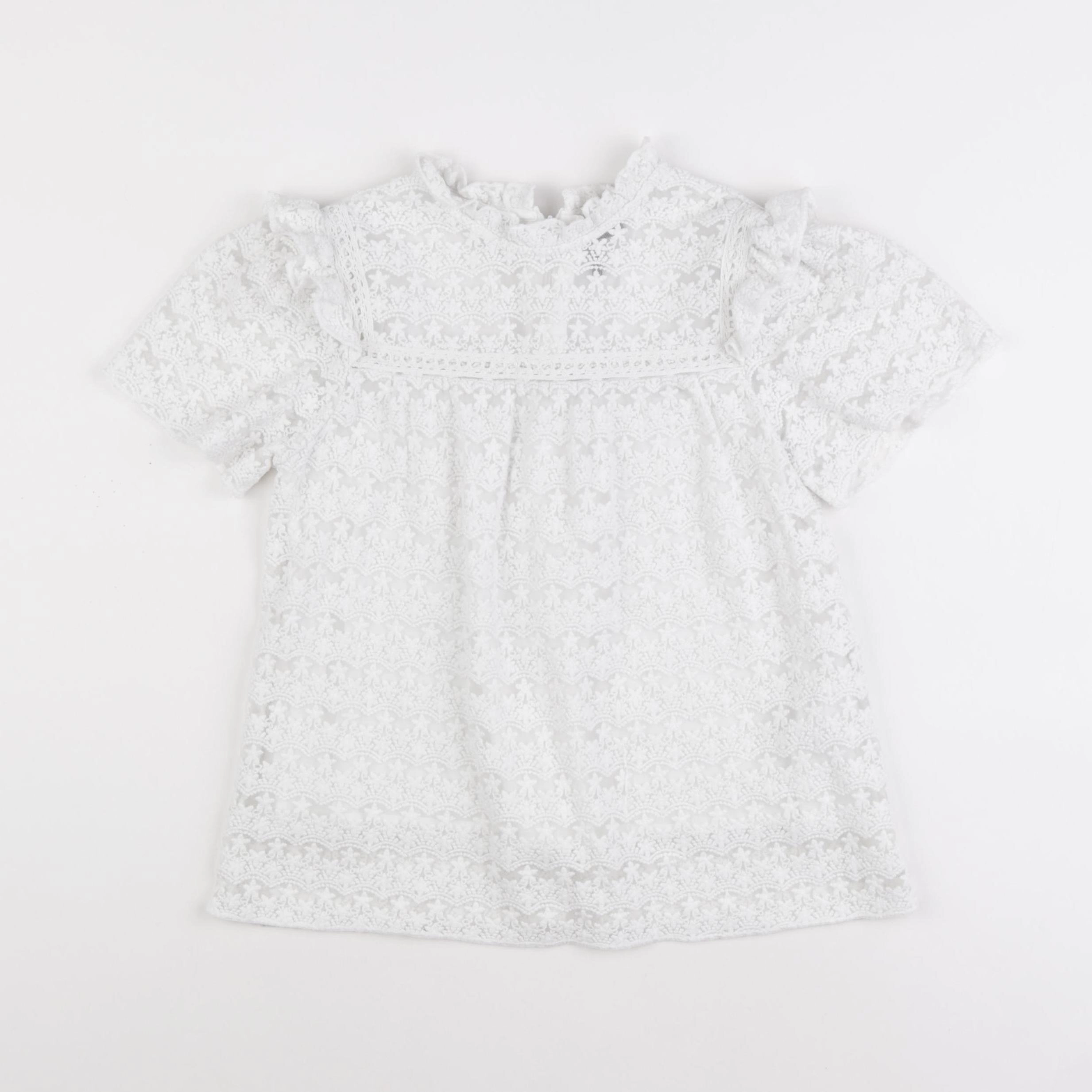 IKKS - blouse blanc - 8 ans