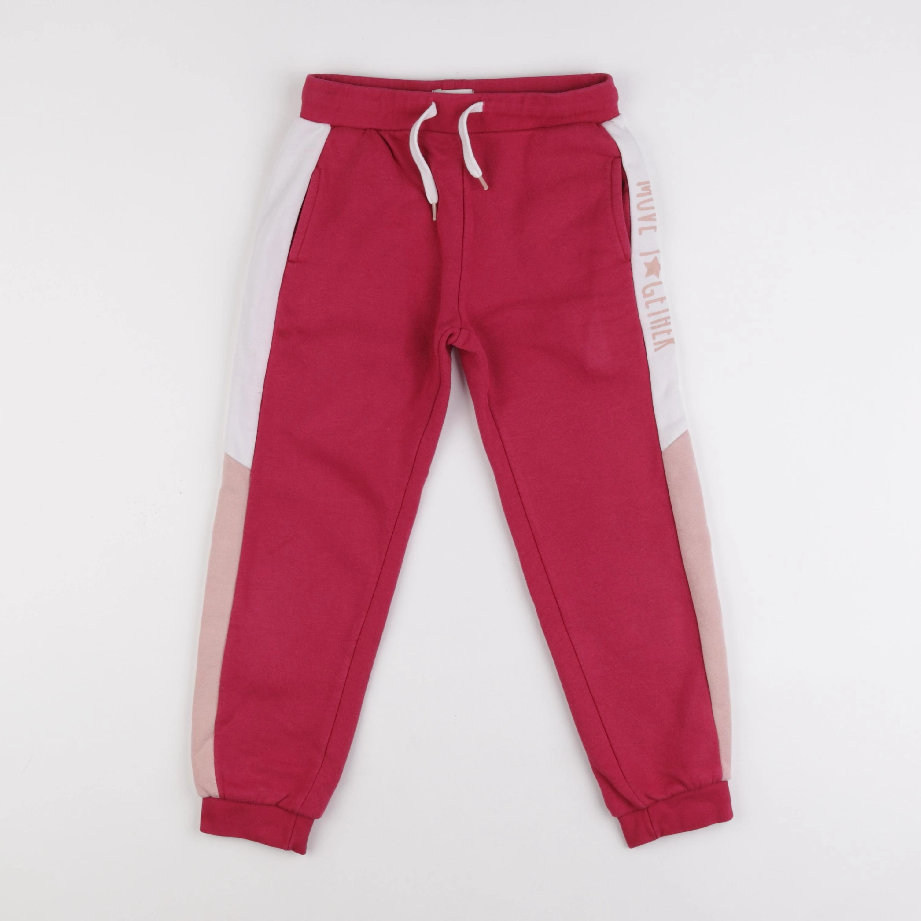 Vertbaudet - jogging rose - 8 ans