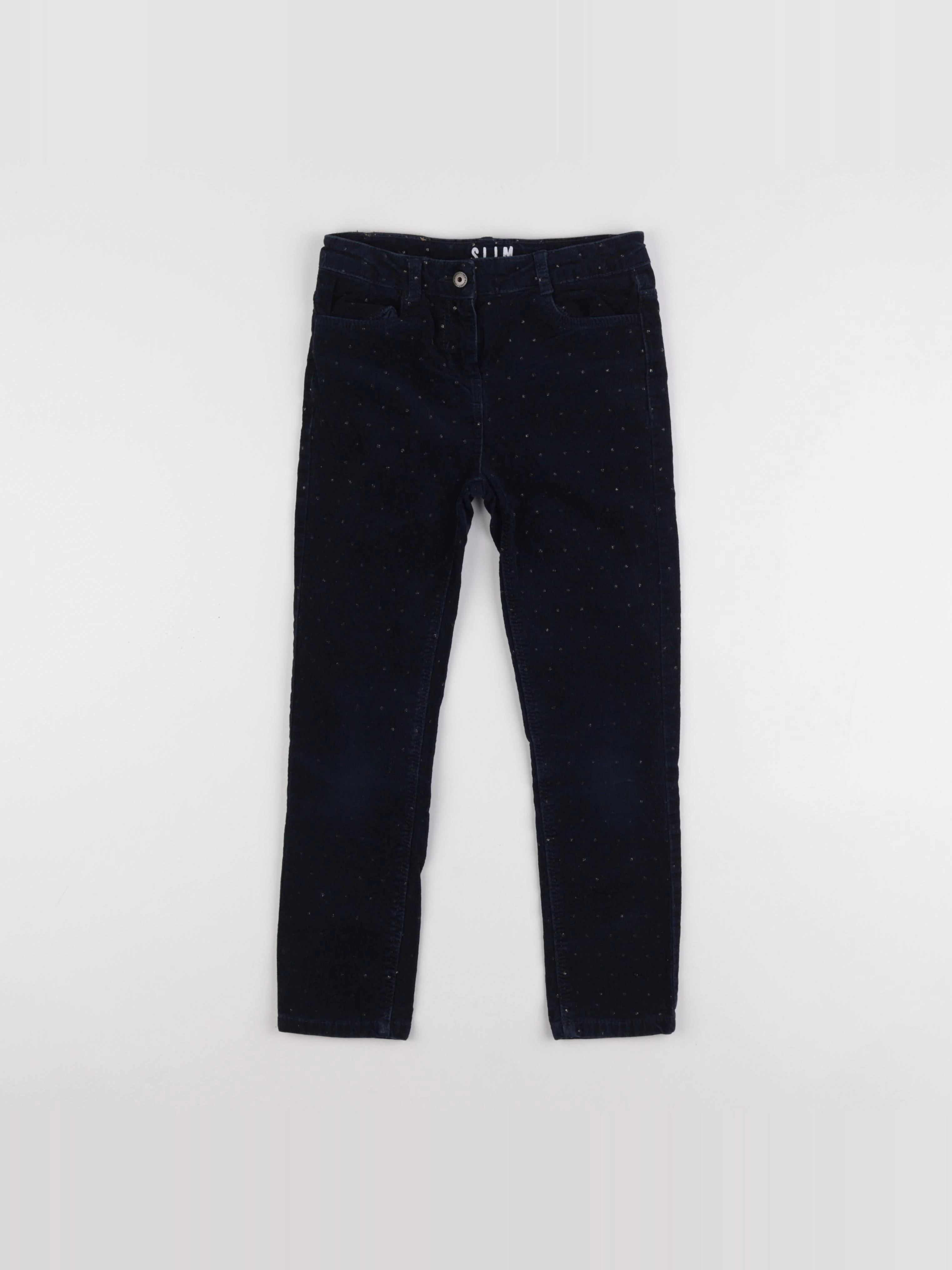 Vertbaudet - pantalon bleu - 8 ans