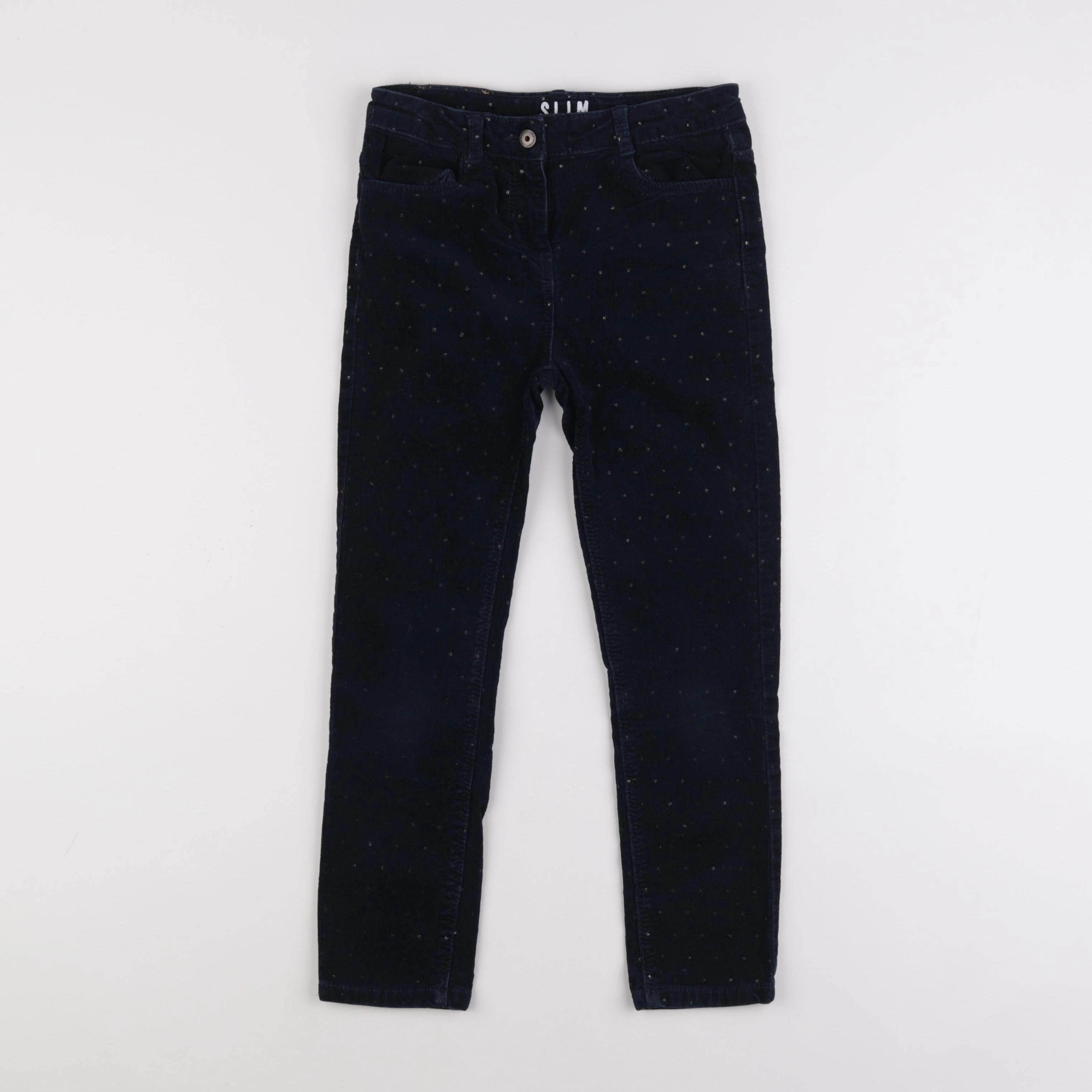 Vertbaudet - pantalon bleu - 8 ans