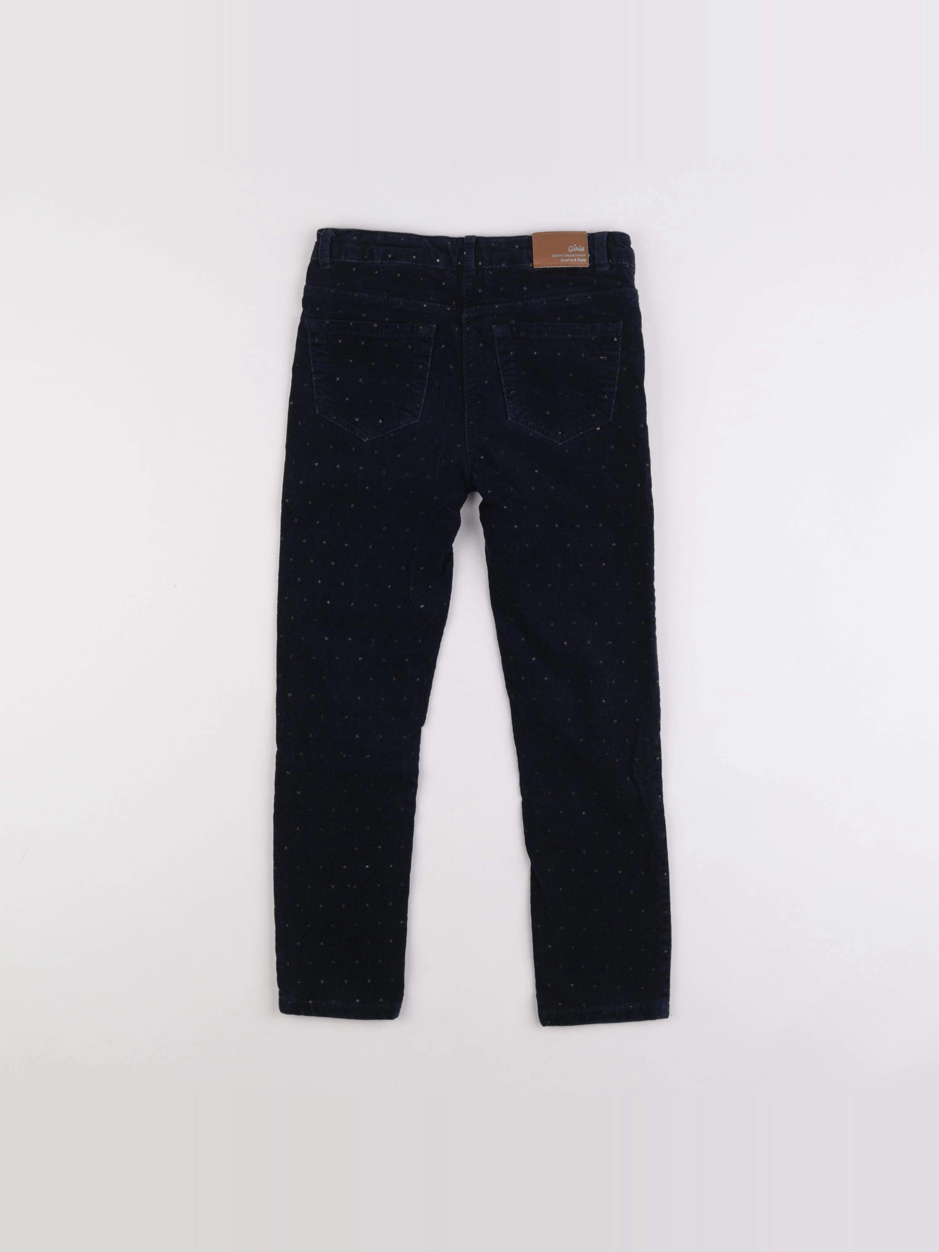 Vertbaudet - pantalon bleu - 8 ans