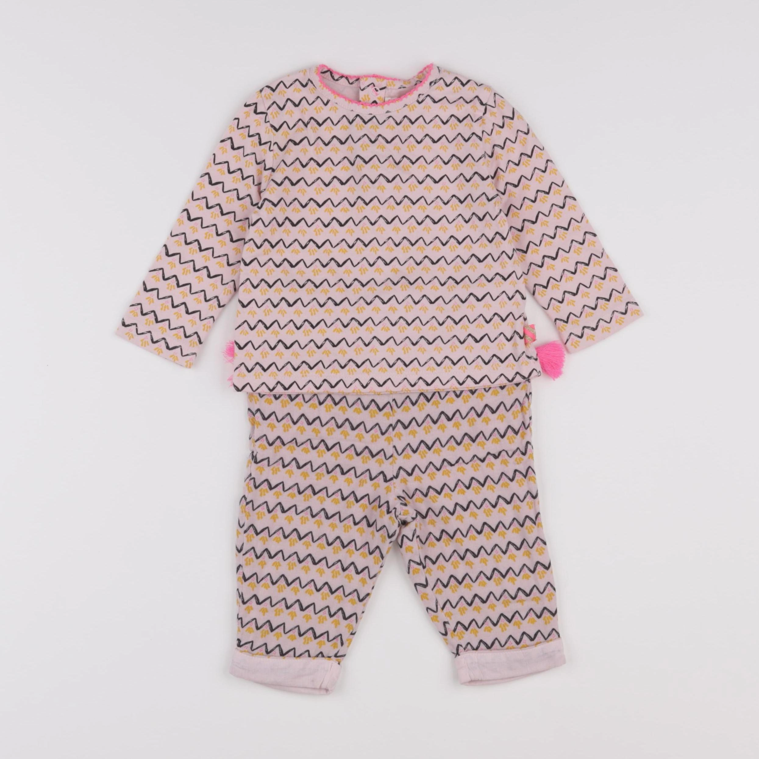 Billie Blush - ensemble rose - 6 mois