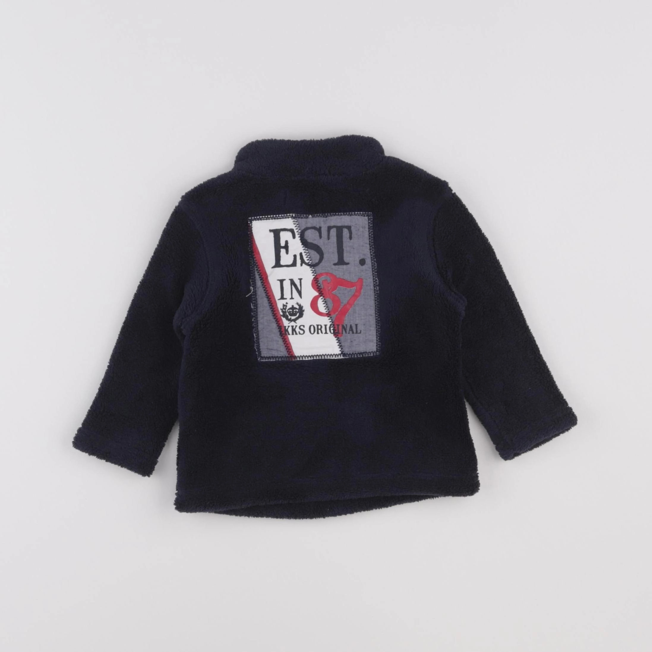 IKKS - sweat imprimé au dos bleu - 6 mois