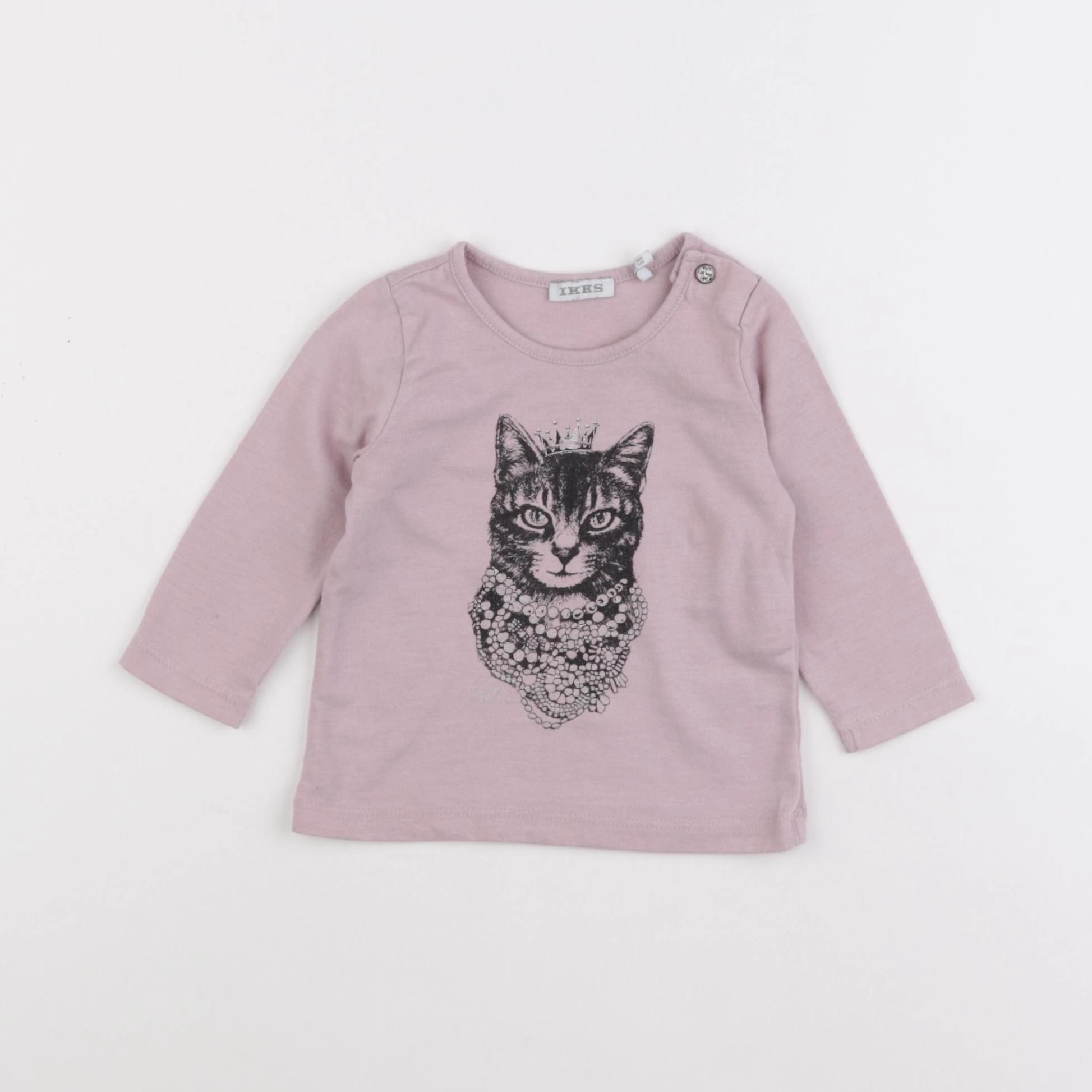 IKKS - tee-shirt violet - 6 mois