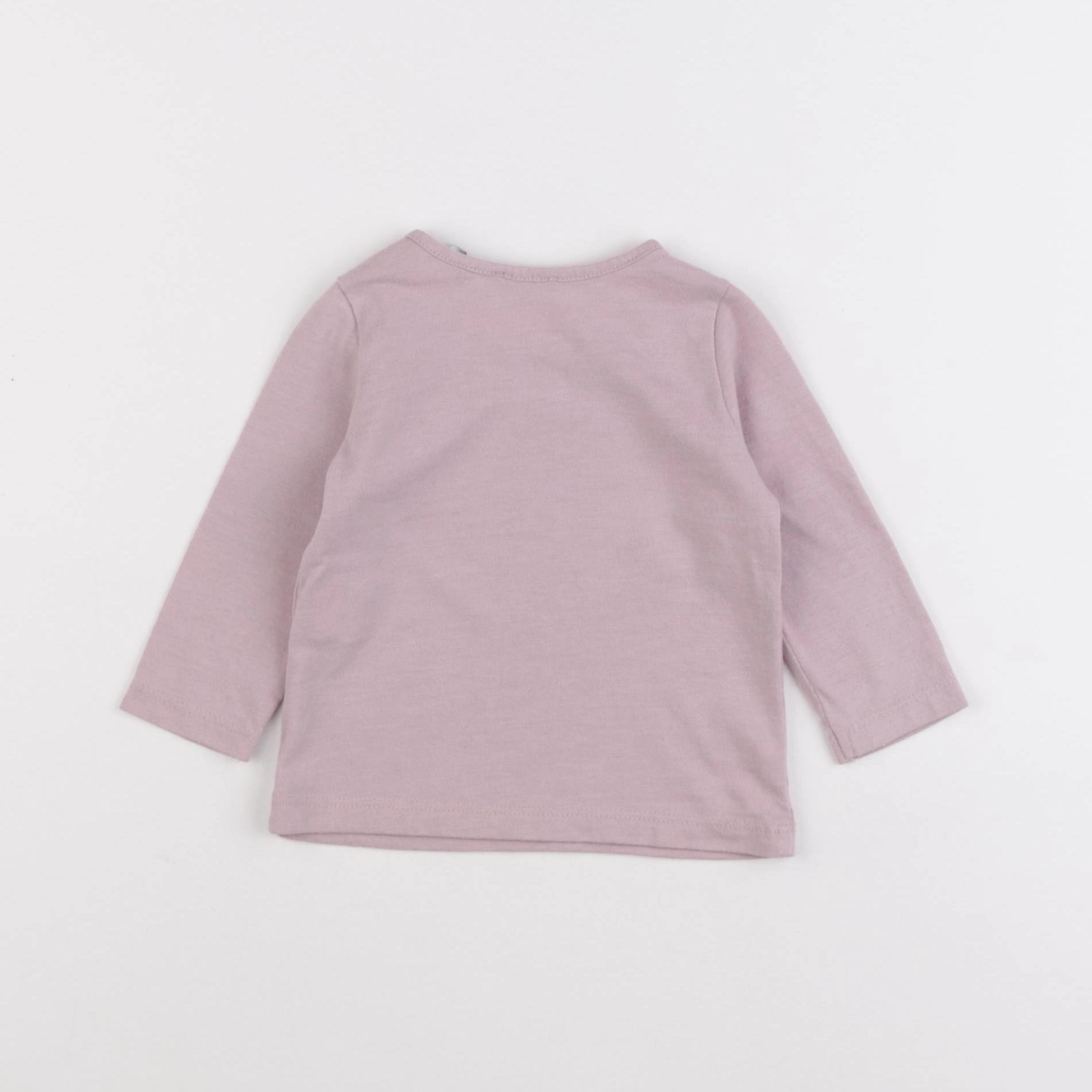 IKKS - tee-shirt violet - 6 mois