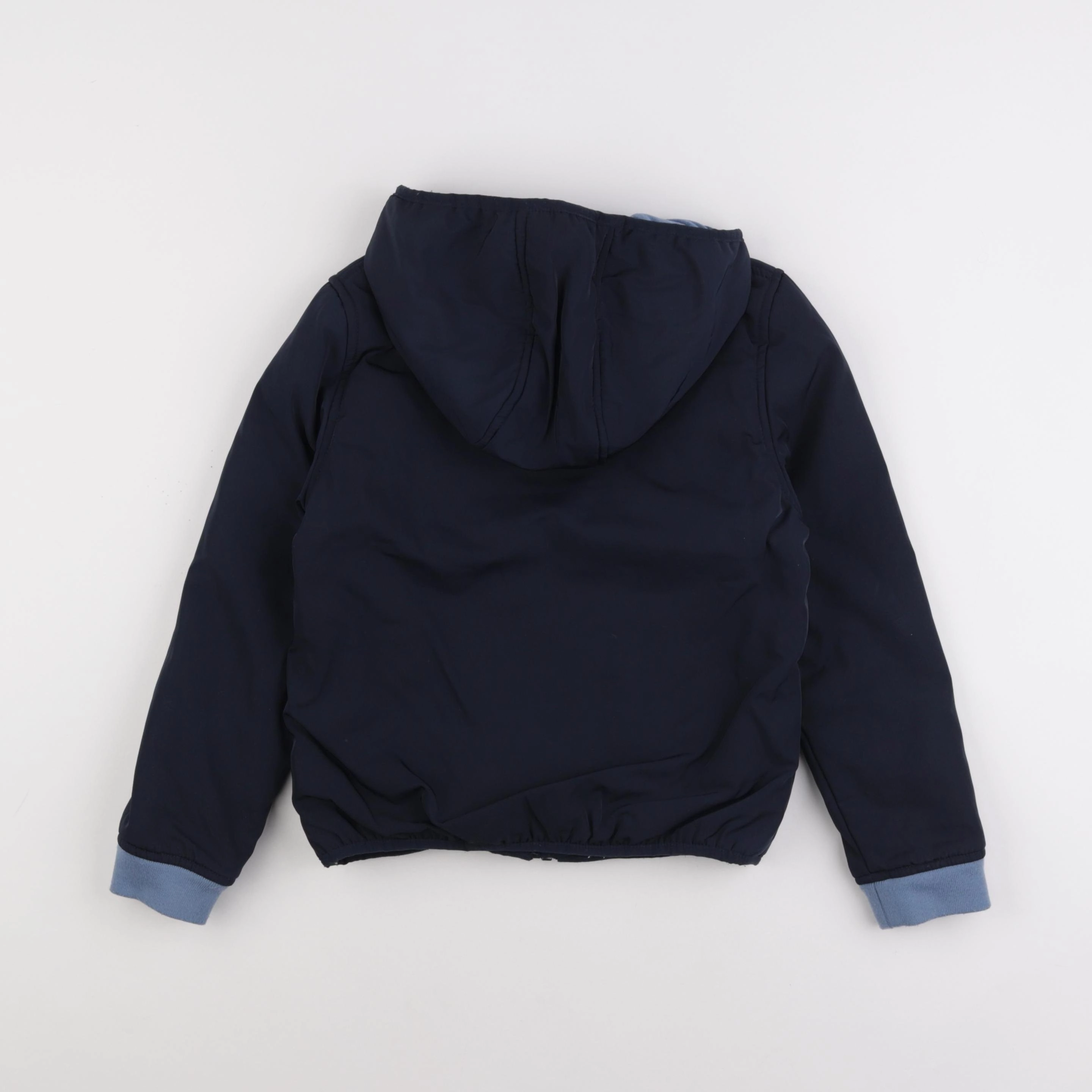 Monoprix - veste doublé bleu - 8 ans