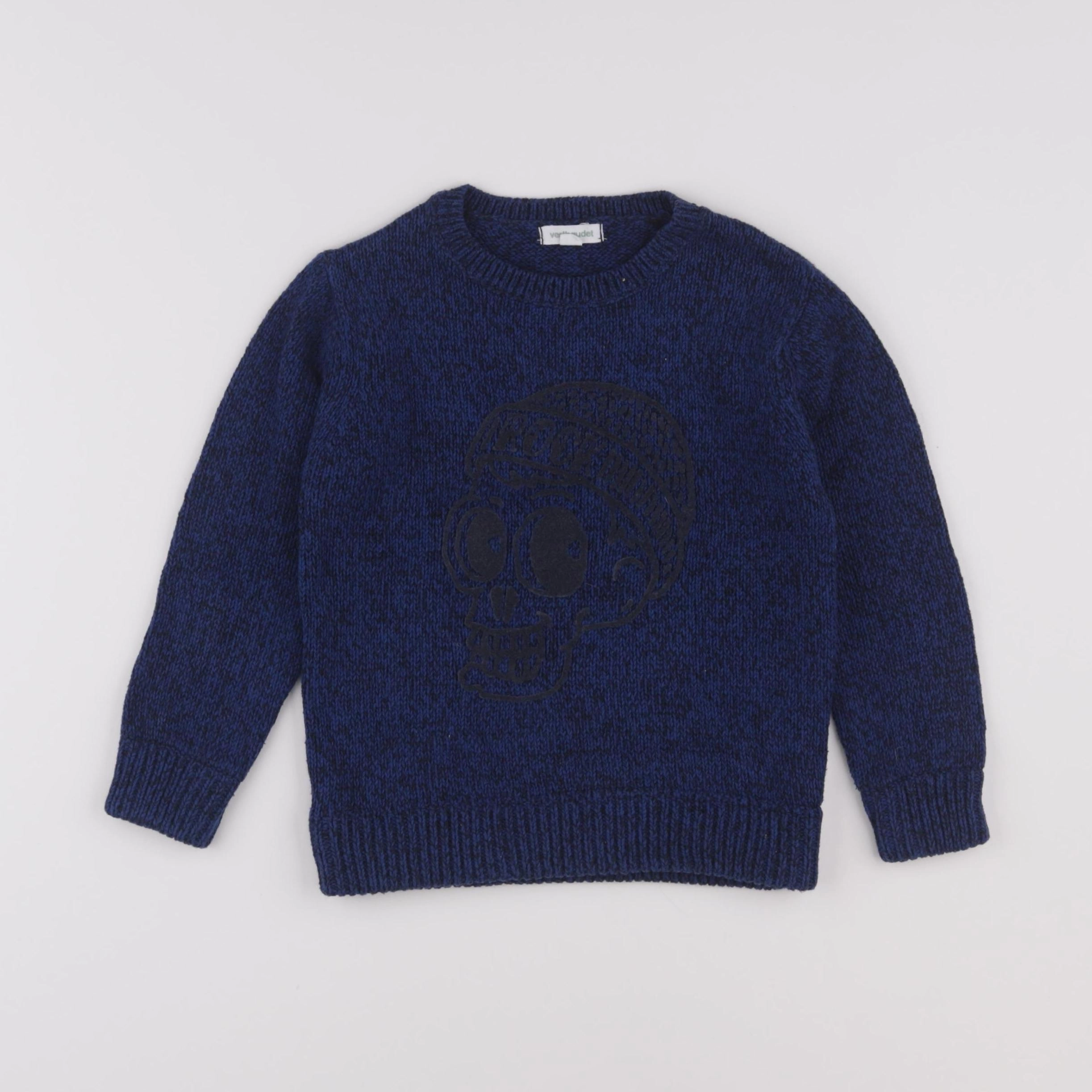 Vertbaudet - pull bleu - 4 ans