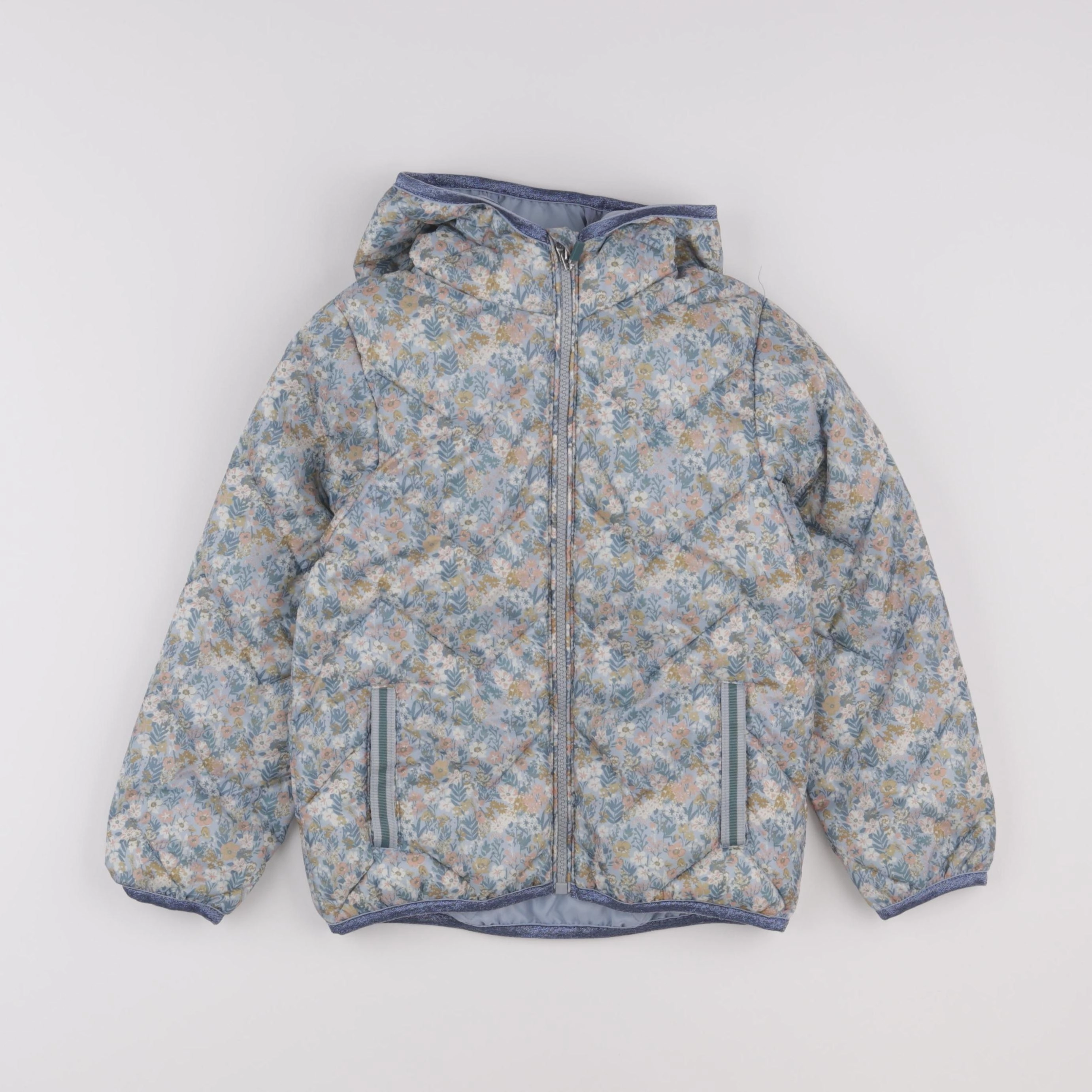 Vertbaudet - doudoune multicolore - 7 ans