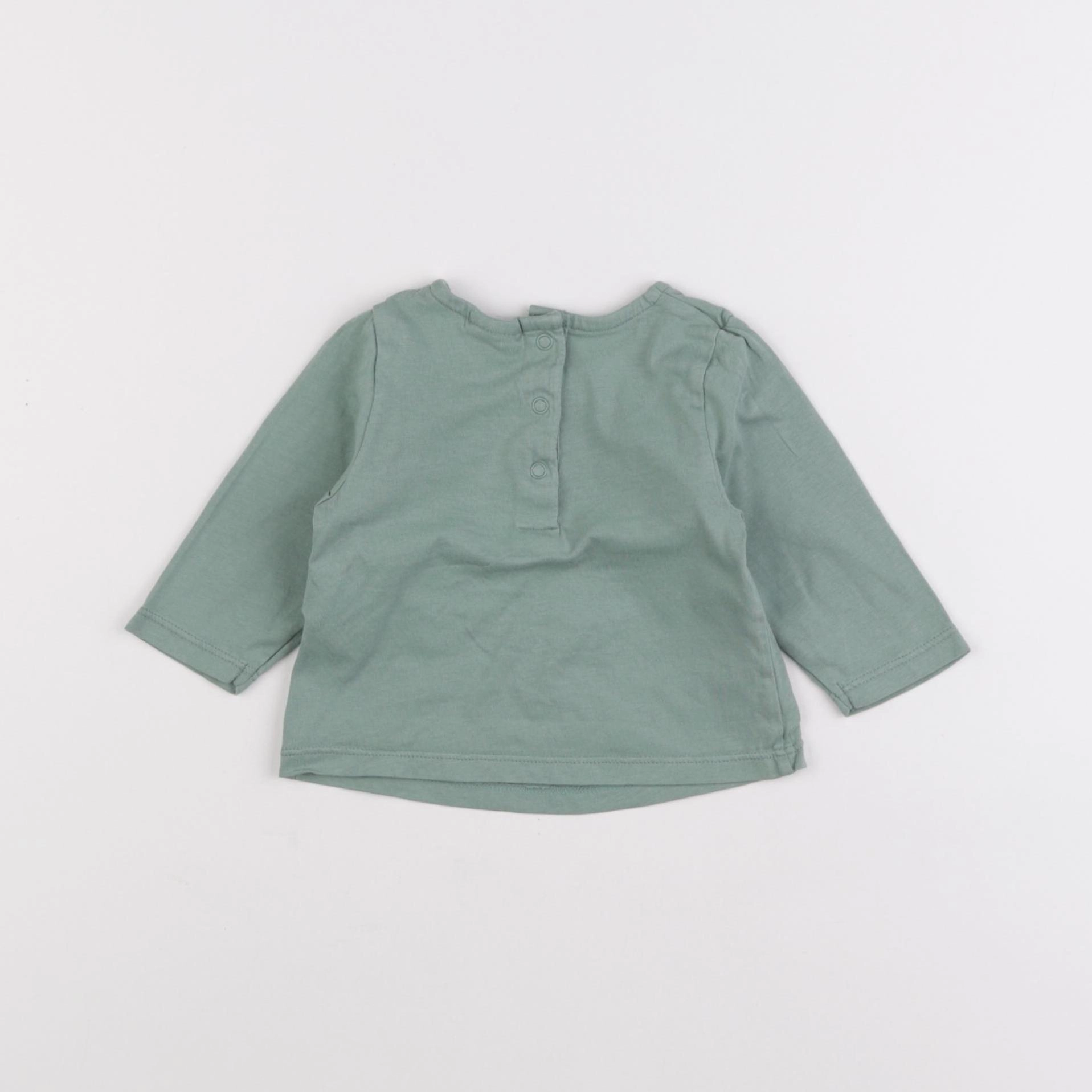 Tape à l'oeil - tee-shirt vert - 3 mois
