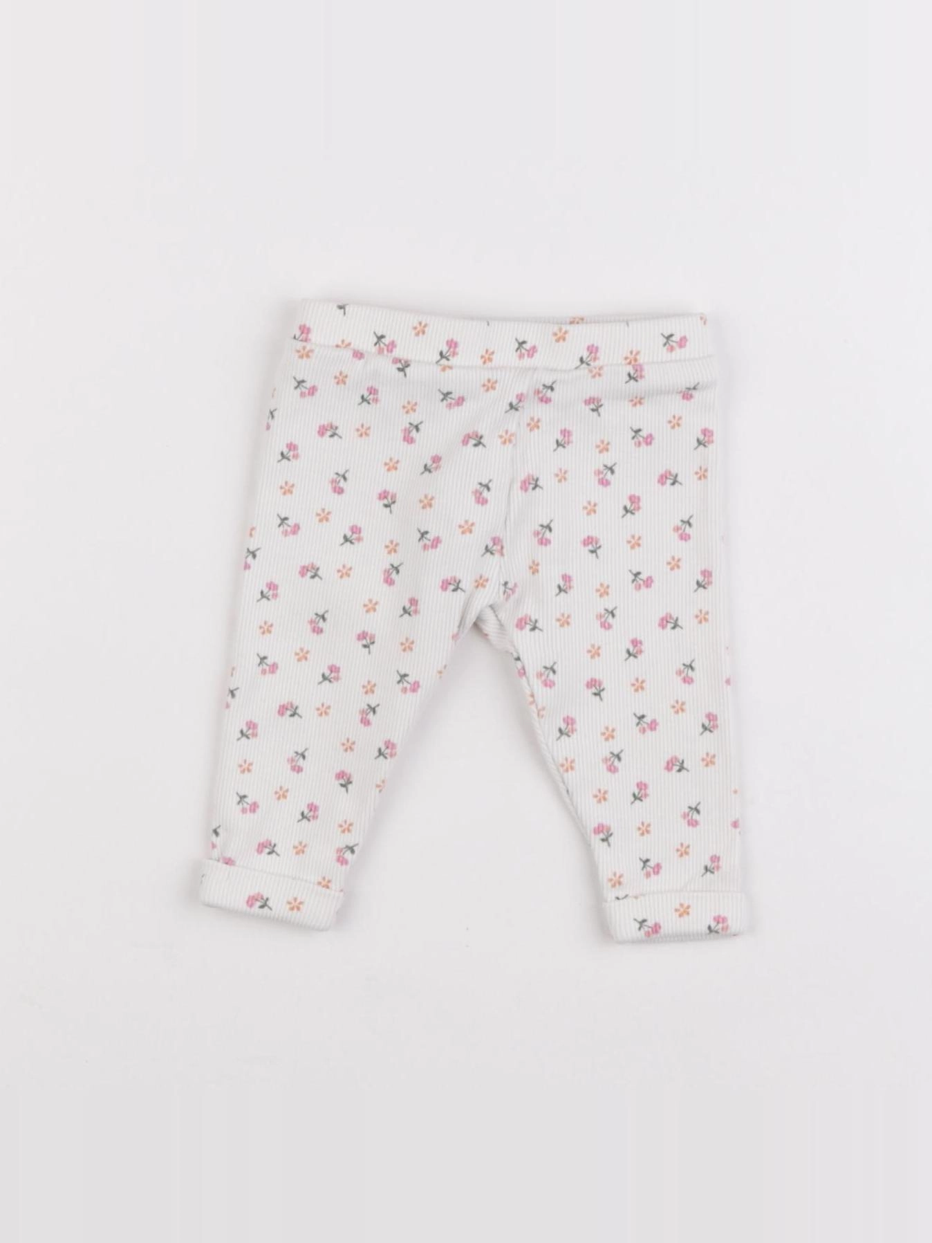 Tape à l'oeil - legging blanc - 3 mois