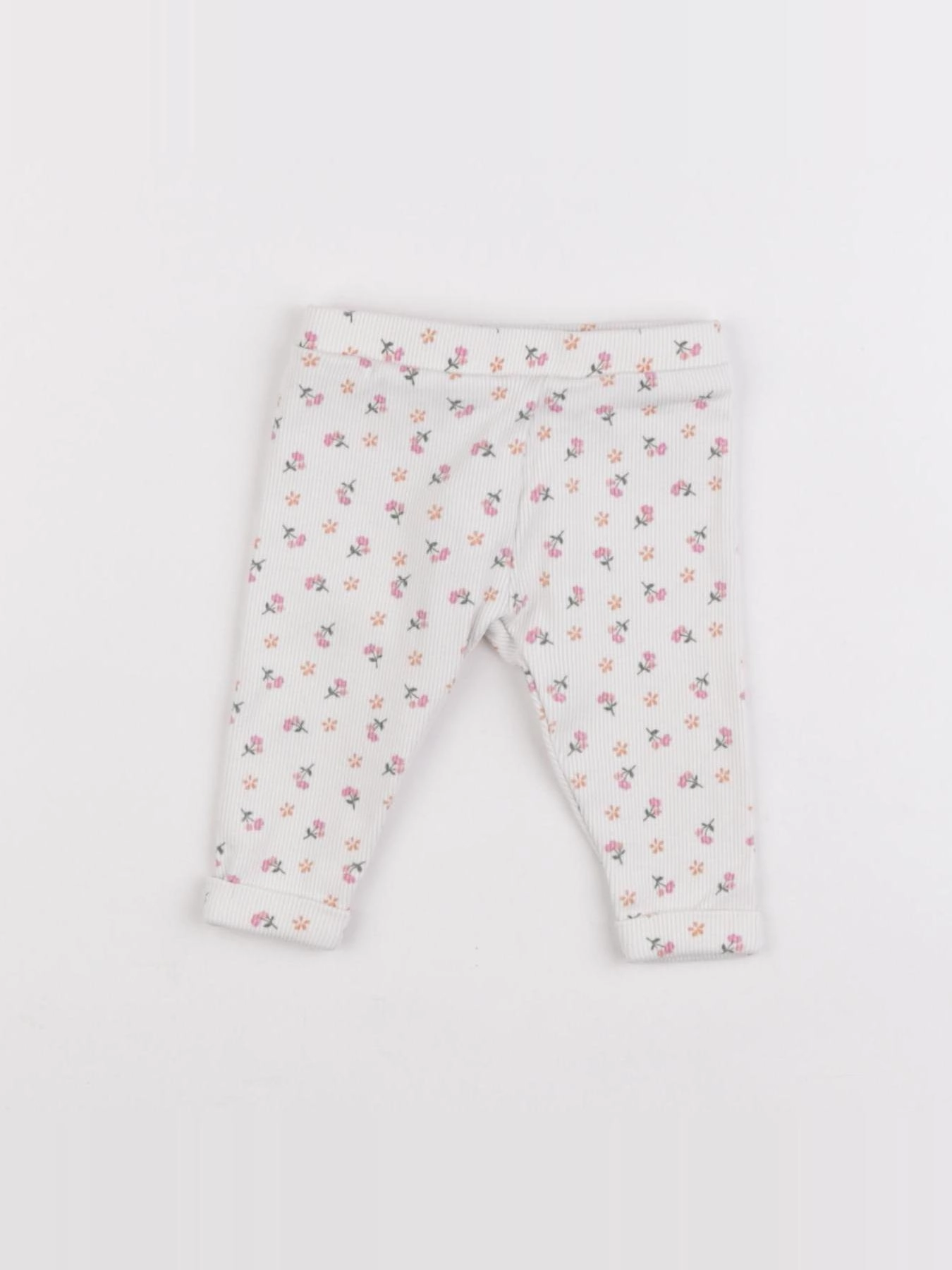 Tape à l'oeil - legging blanc - 3 mois