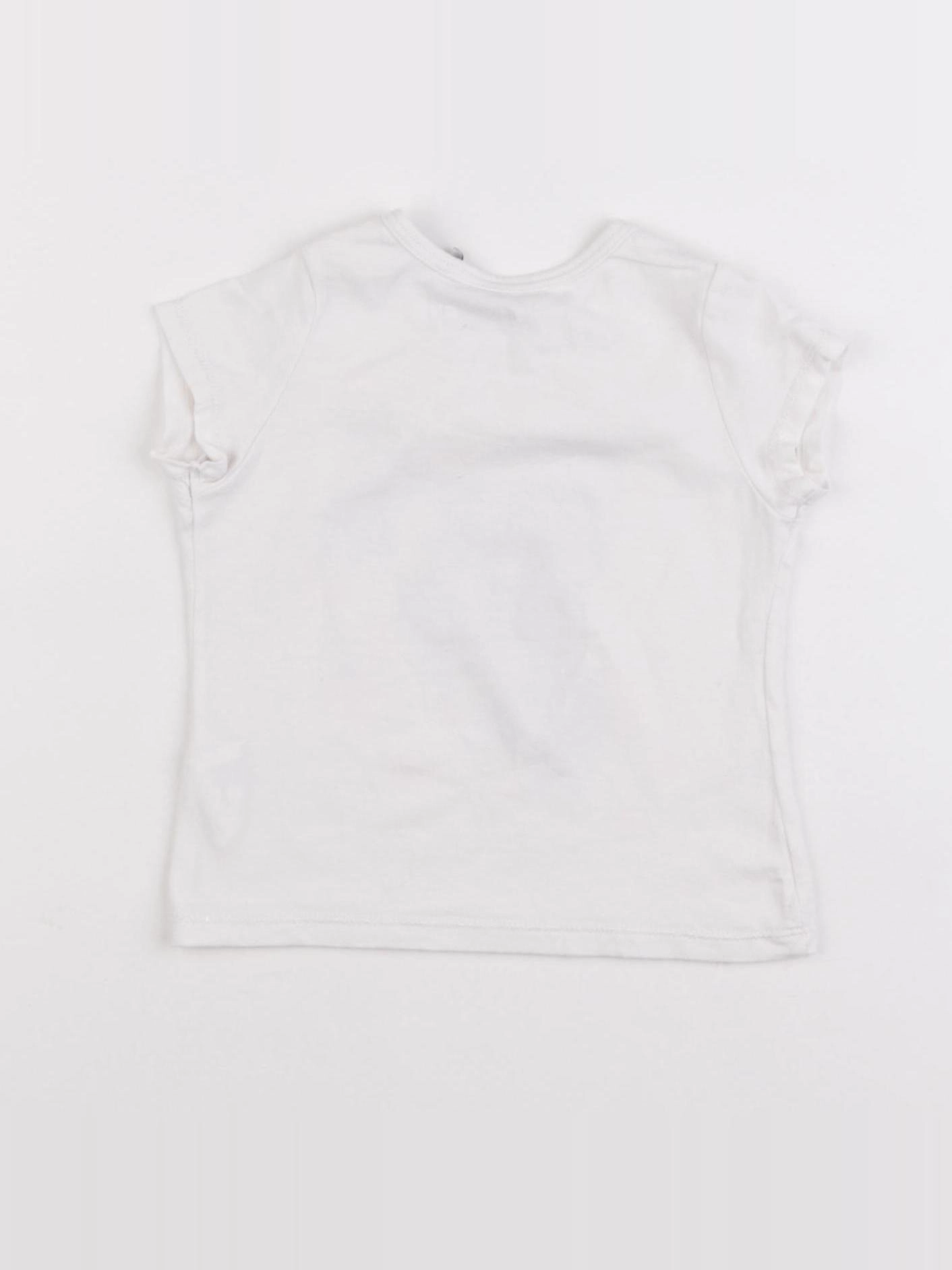 IKKS - tee-shirt blanc - 6 mois