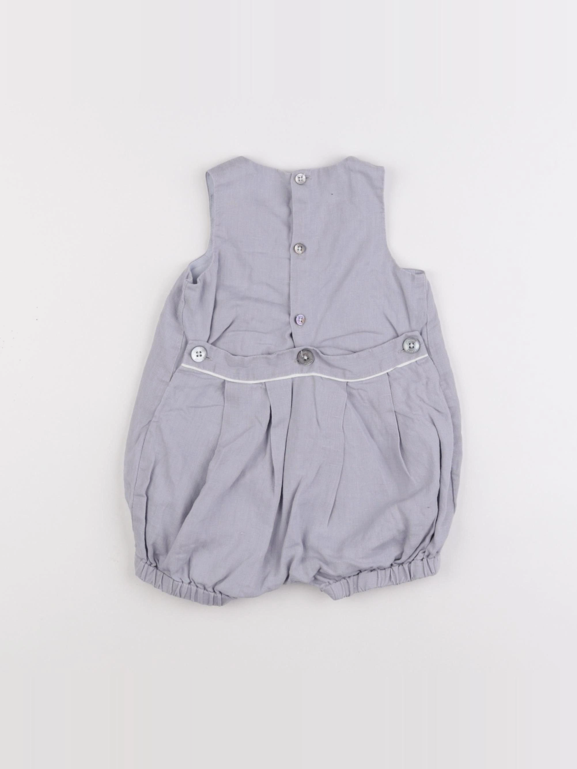 Jacadi - combinaison gris - 6 mois