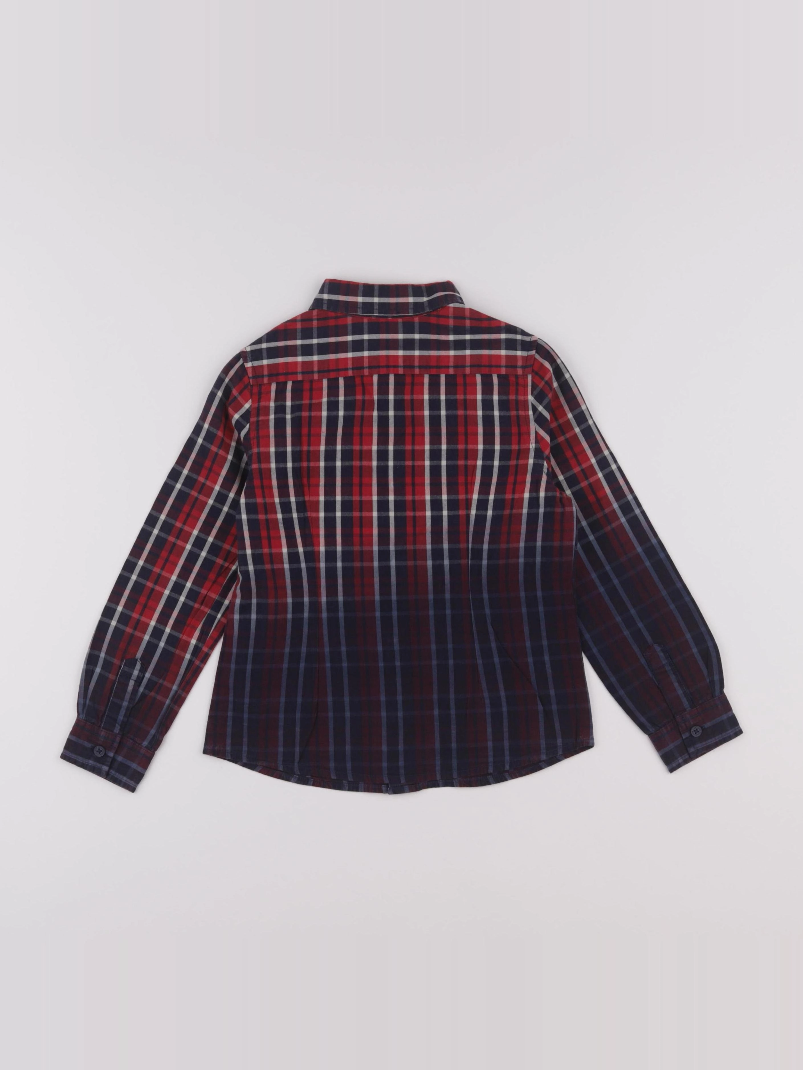IKKS - chemise bleu, rouge - 5 ans