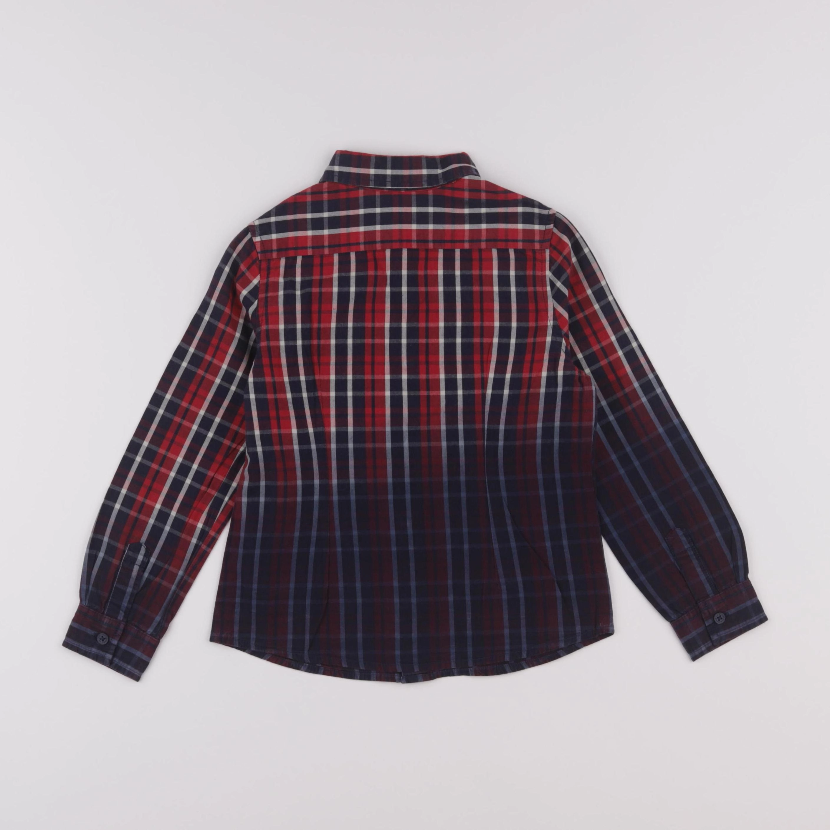 IKKS - chemise bleu, rouge - 5 ans