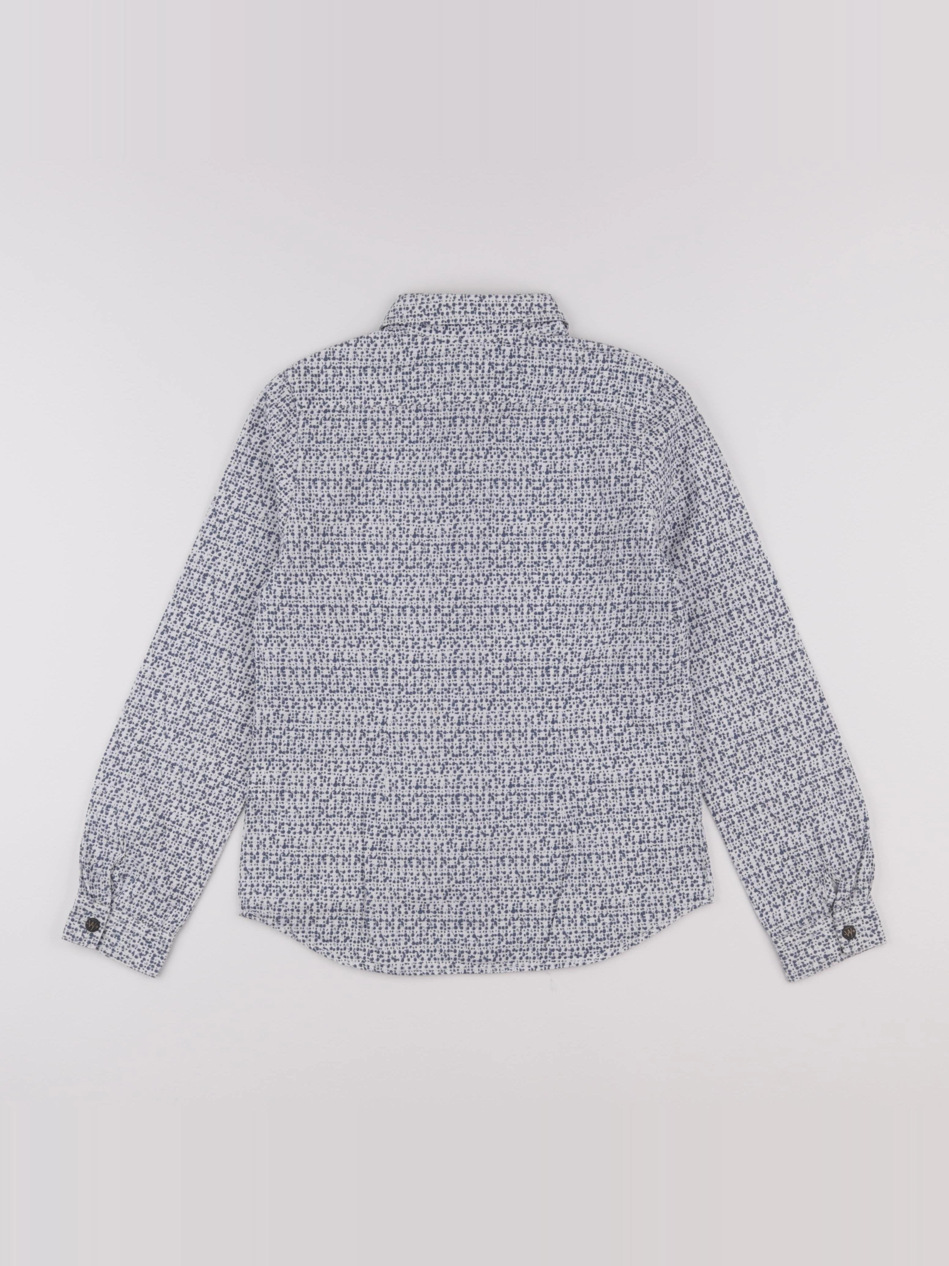 IKKS - chemise blanc, bleu - 10 ans