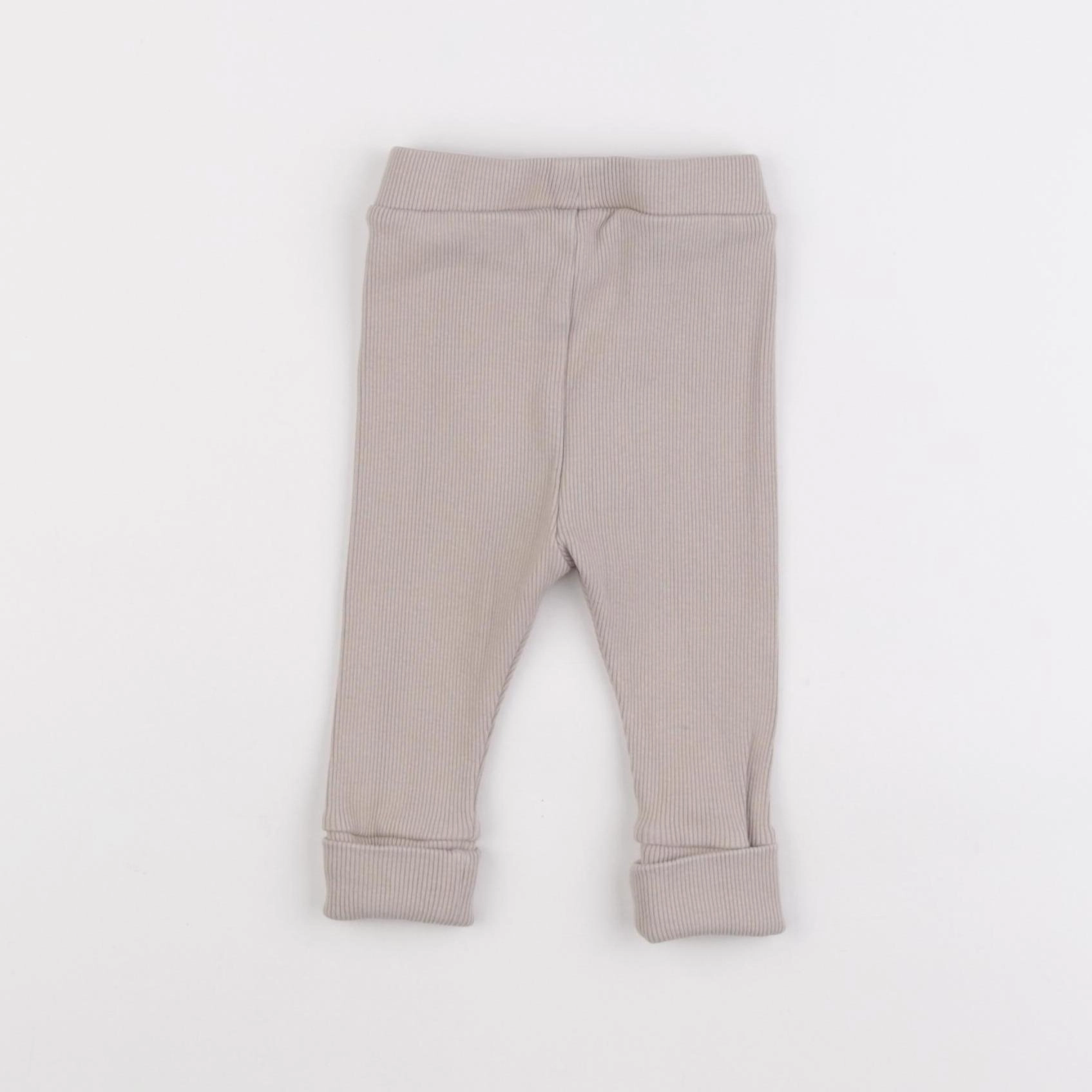 Vertbaudet - legging marron - 6 mois