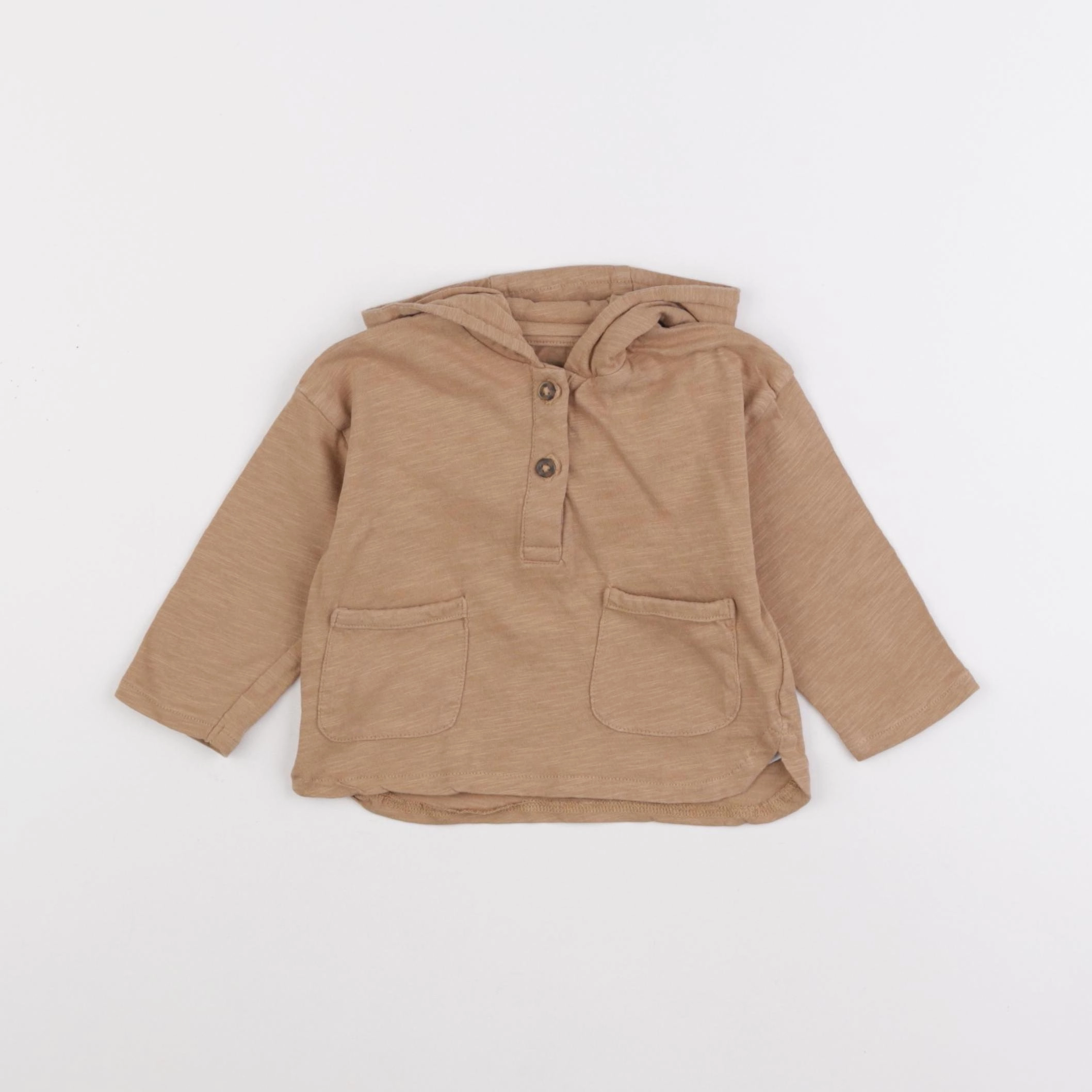 Vertbaudet - tee-shirt marron - 9 mois