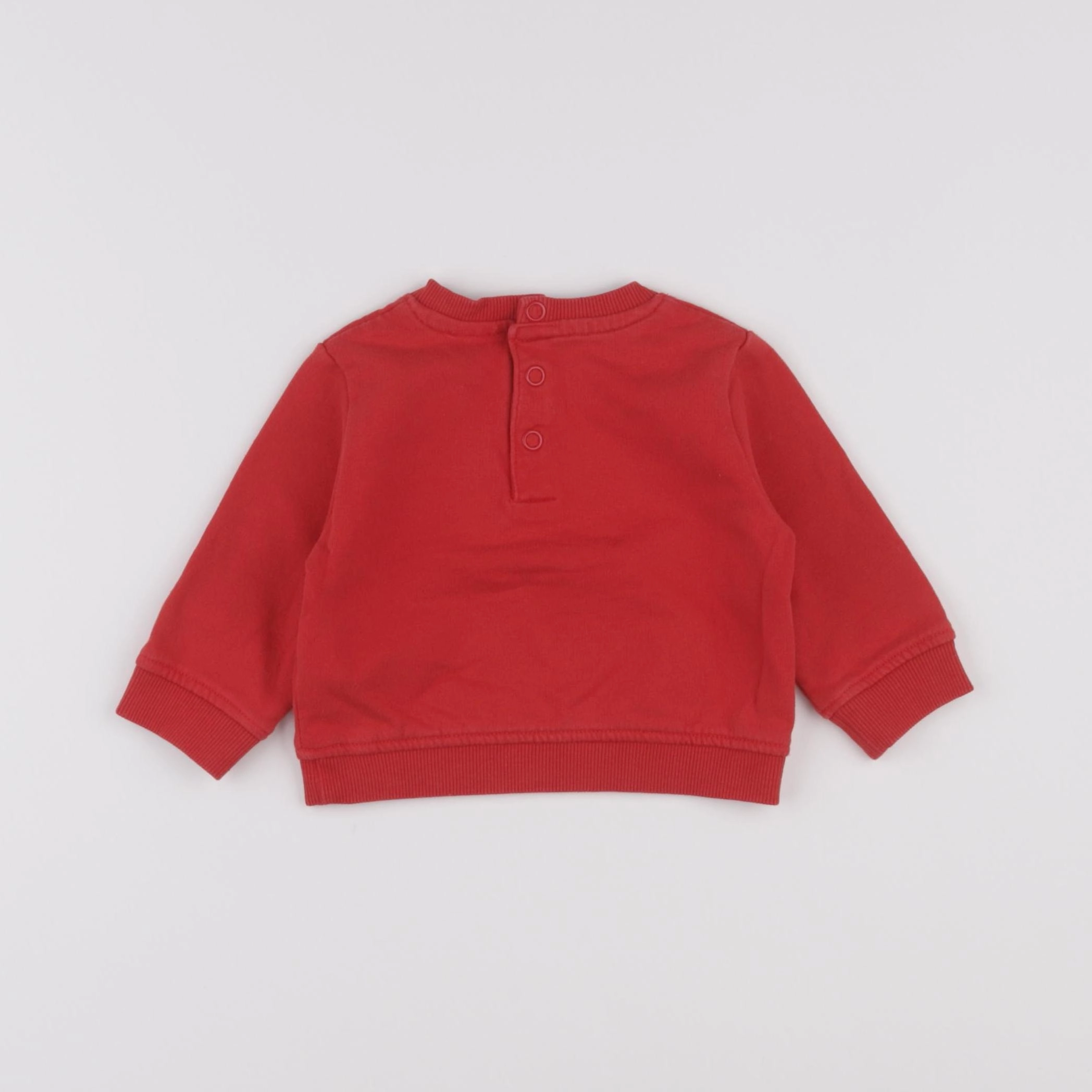 Tape à l'oeil - sweat rouge - 3 mois