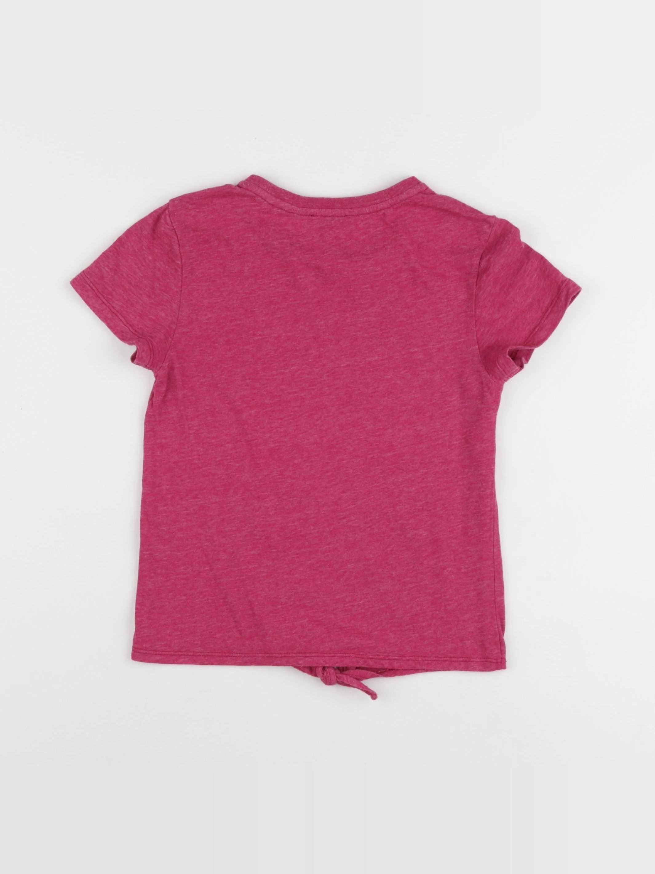 IKKS - tee-shirt rose - 8 ans