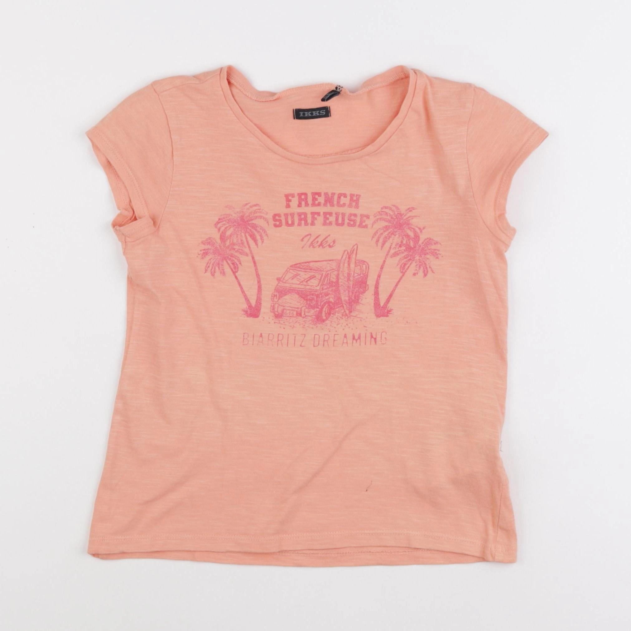 IKKS - tee-shirt orange - 8 ans