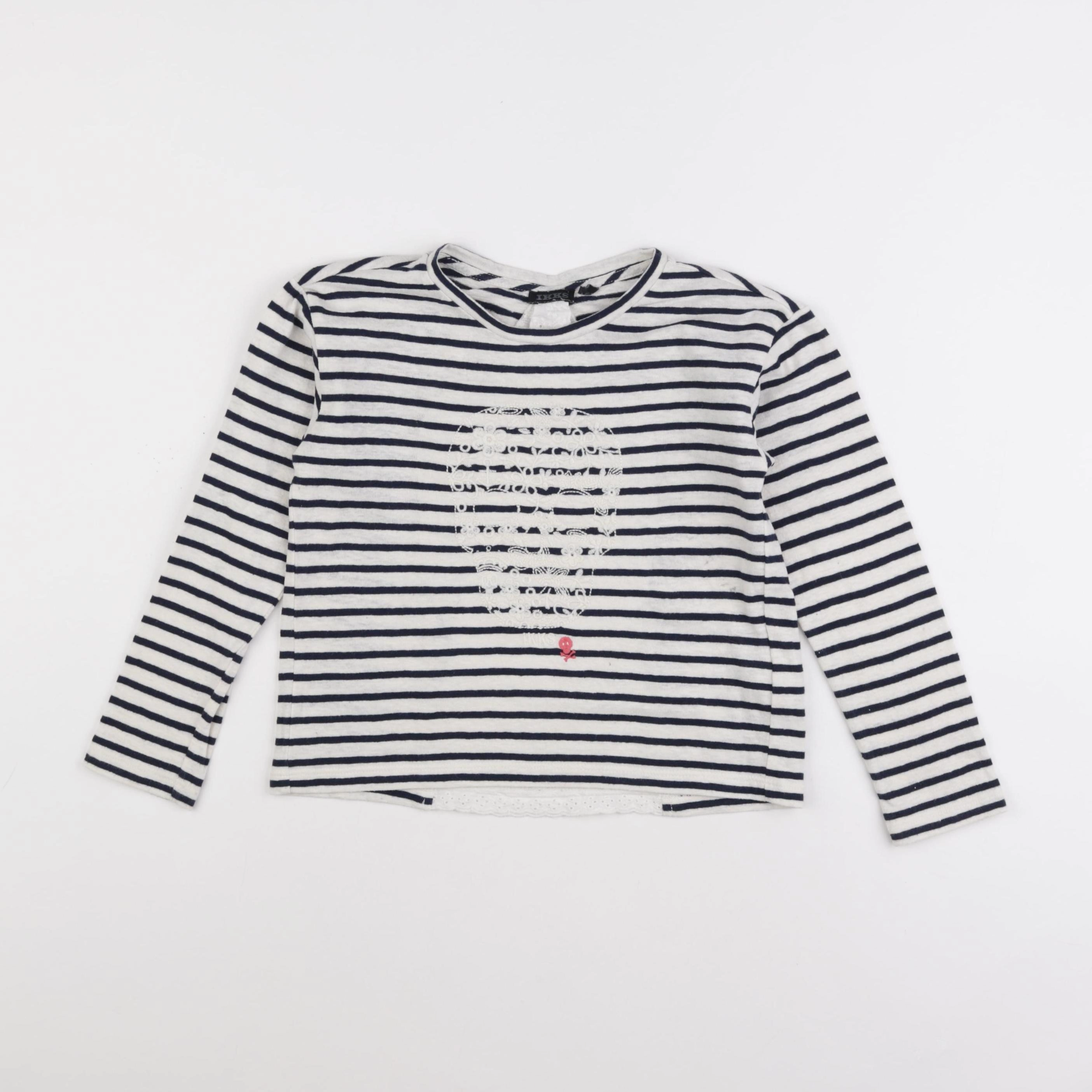 IKKS - tee-shirt beige, bleu - 6 ans
