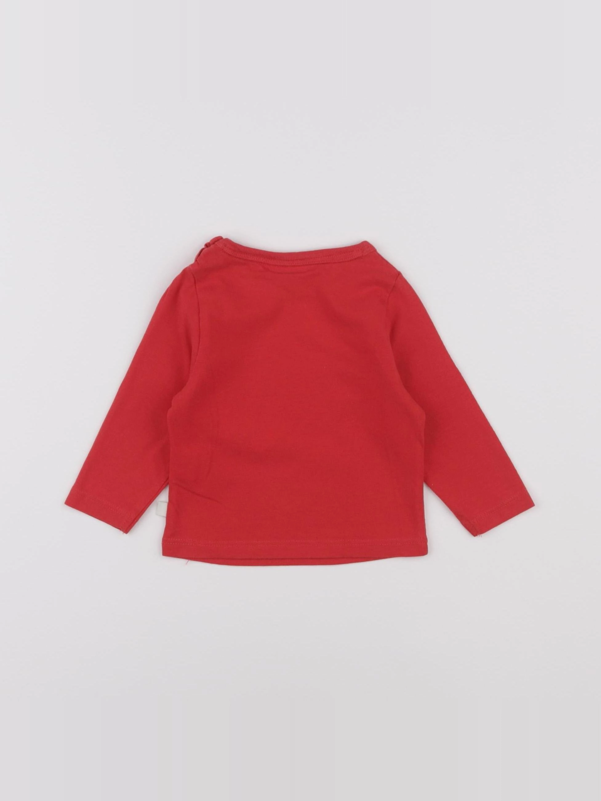 Tape à l'oeil - tee-shirt rouge - 3 mois