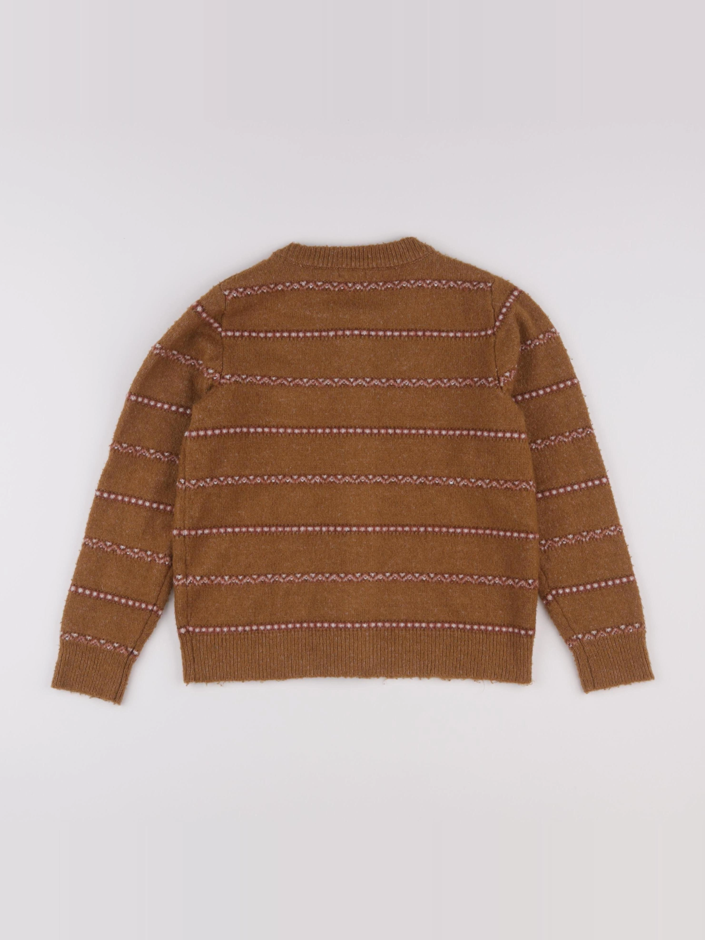 Vertbaudet - gilet marron - 8 ans