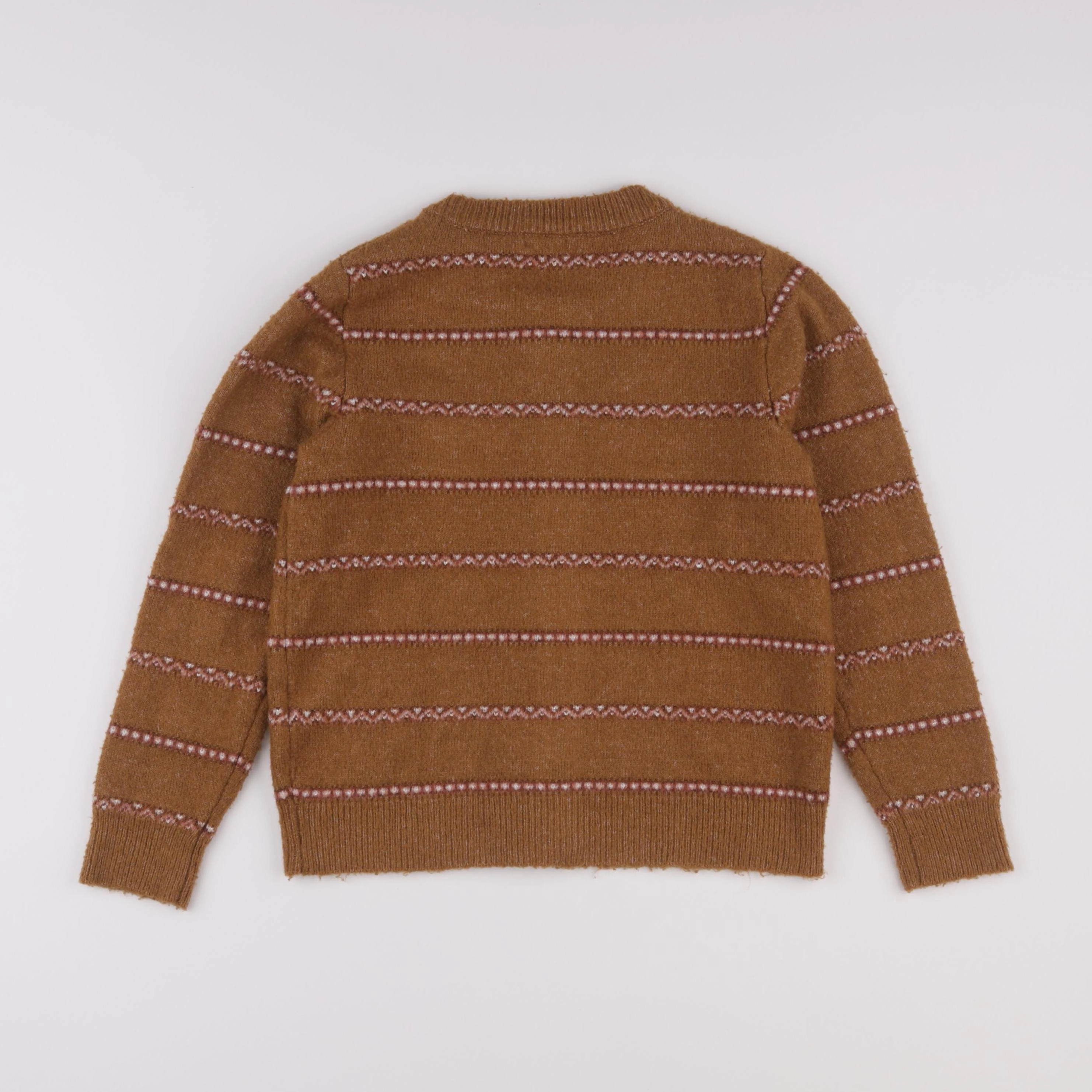 Vertbaudet - gilet marron - 8 ans