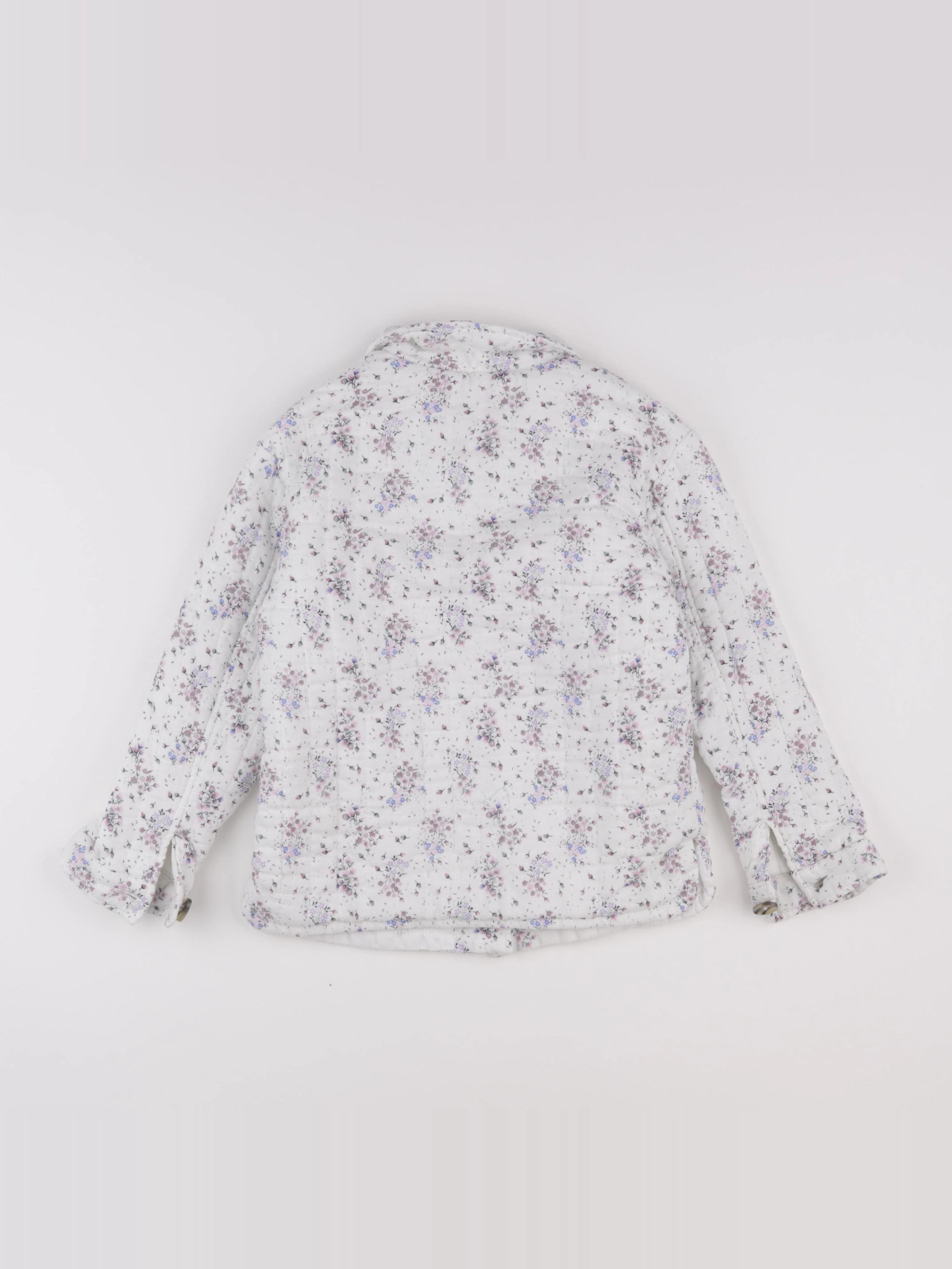 Vertbaudet - veste blanc, rose - 8 ans