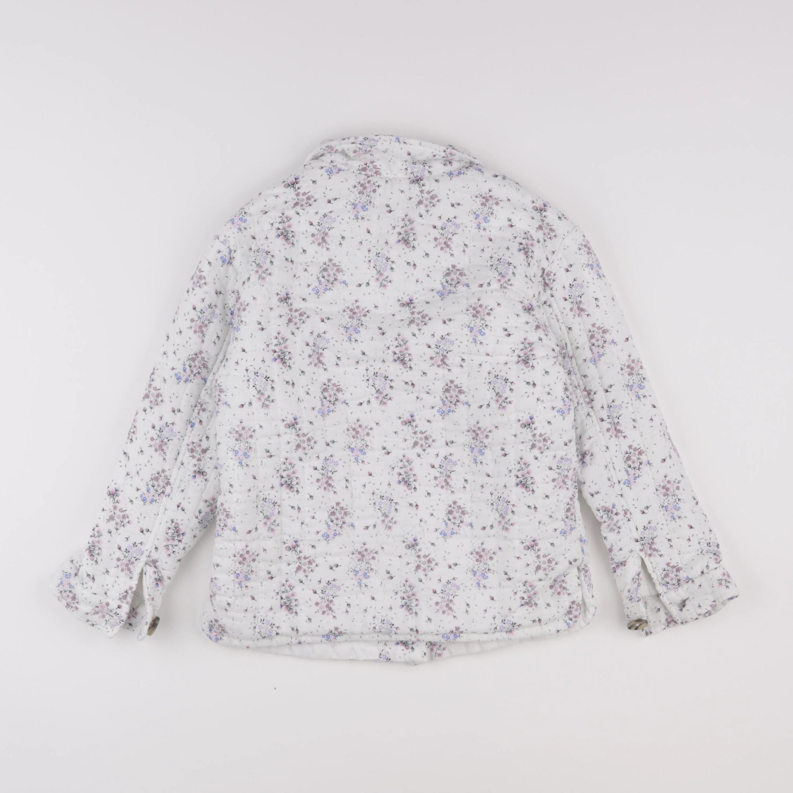 Vertbaudet - veste blanc, rose - 8 ans