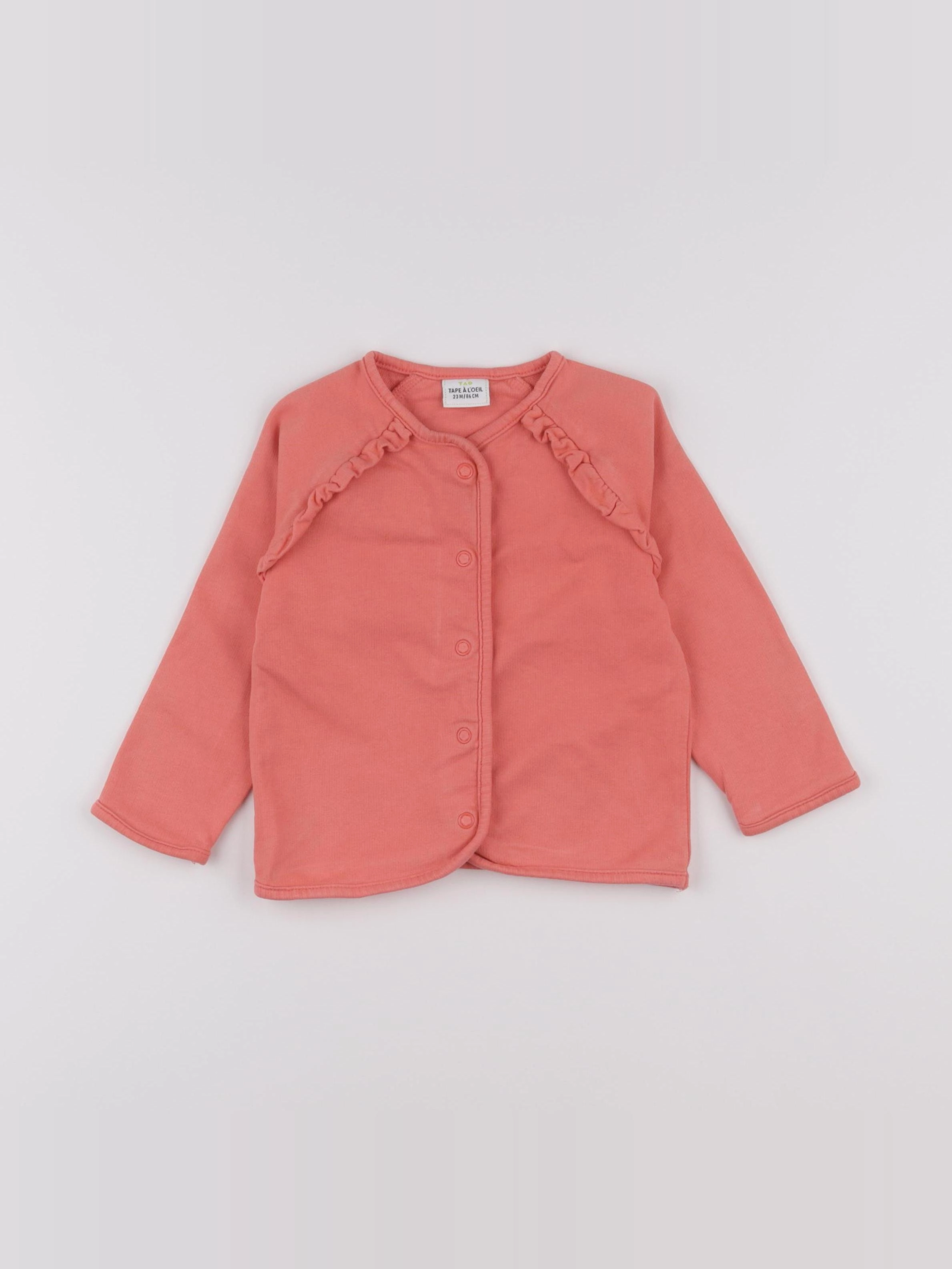 Tape à l'oeil - sweat rose - 24 mois