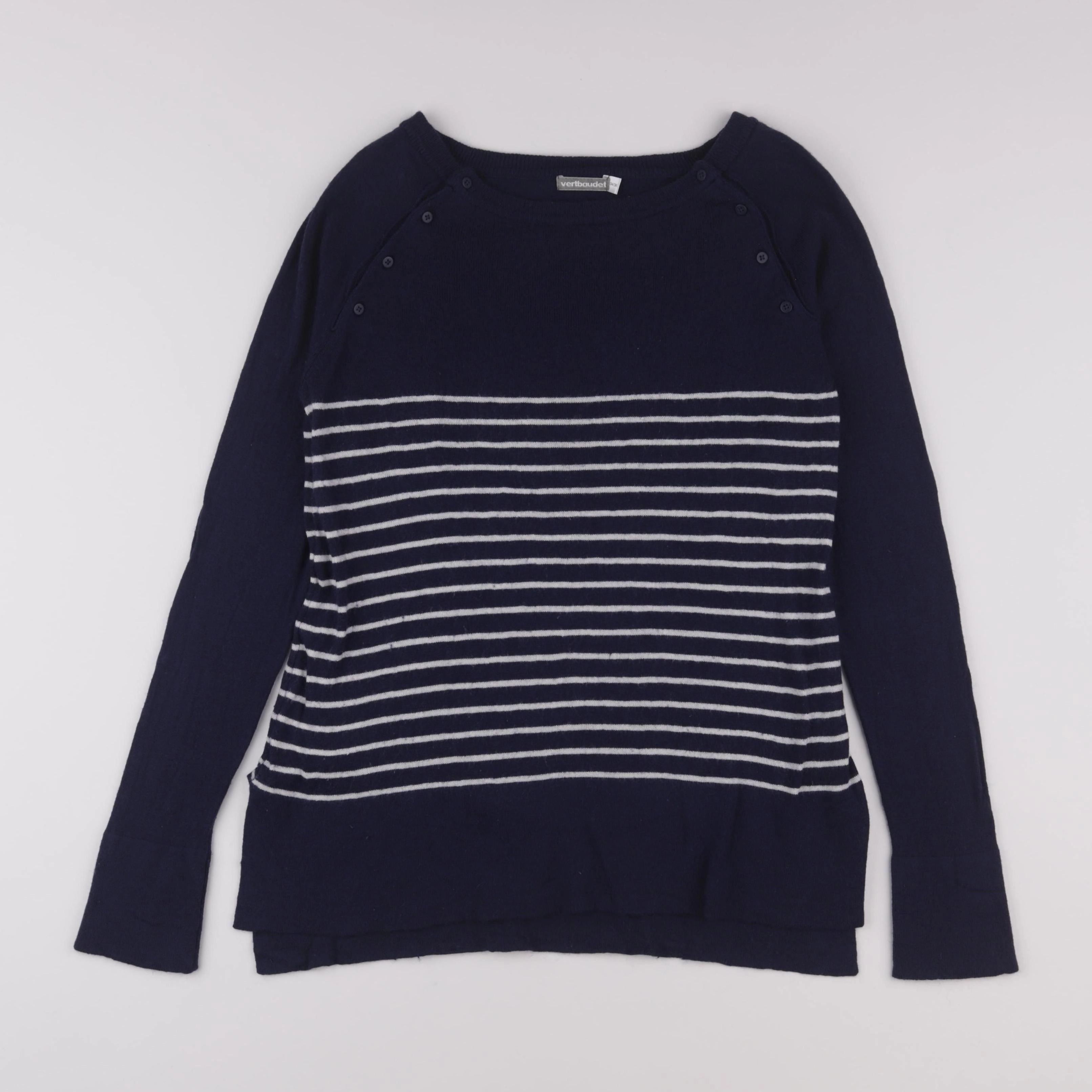 Vertbaudet - pull grossesse, allaitement bleu - 34 à 36