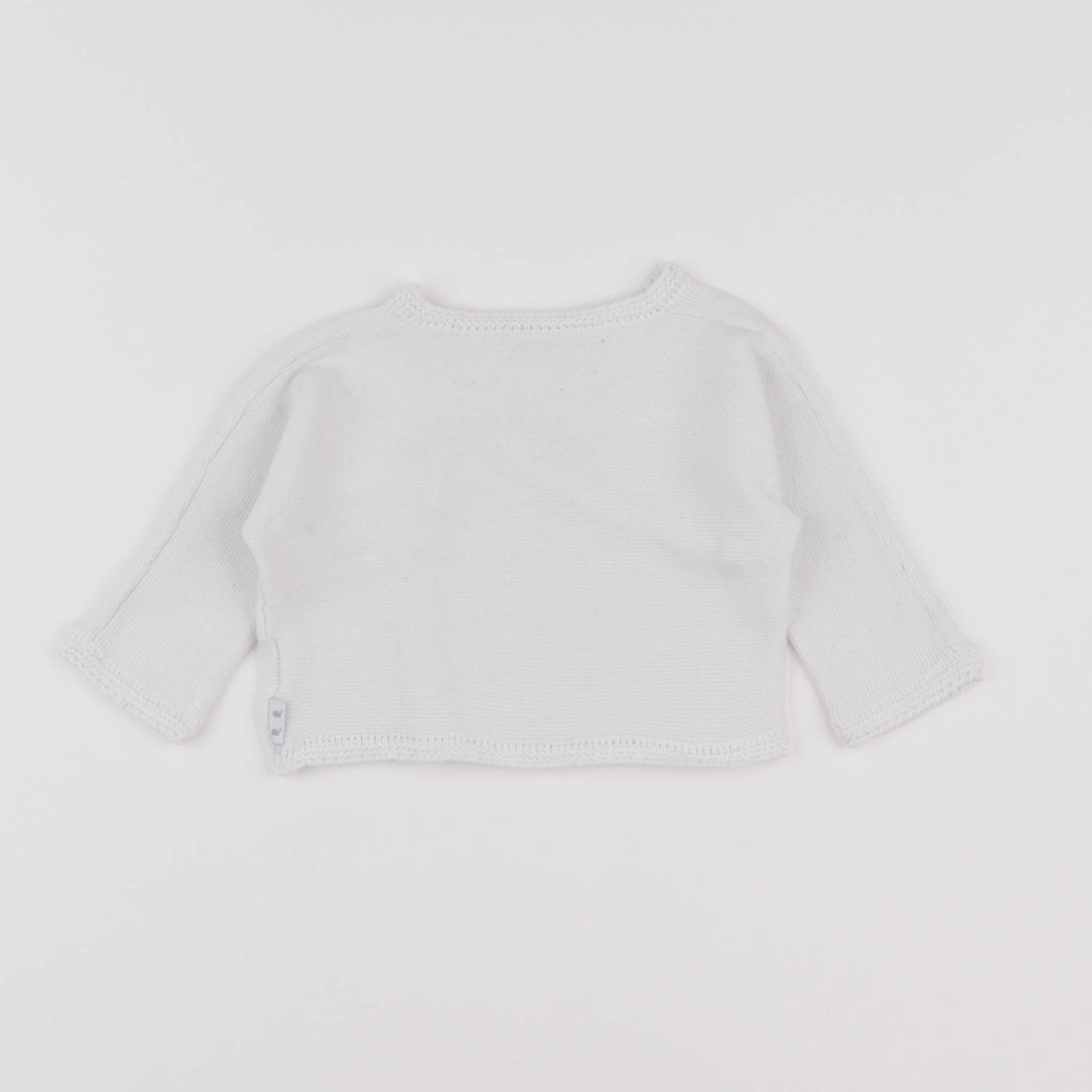 Vertbaudet - gilet blanc - 1 mois