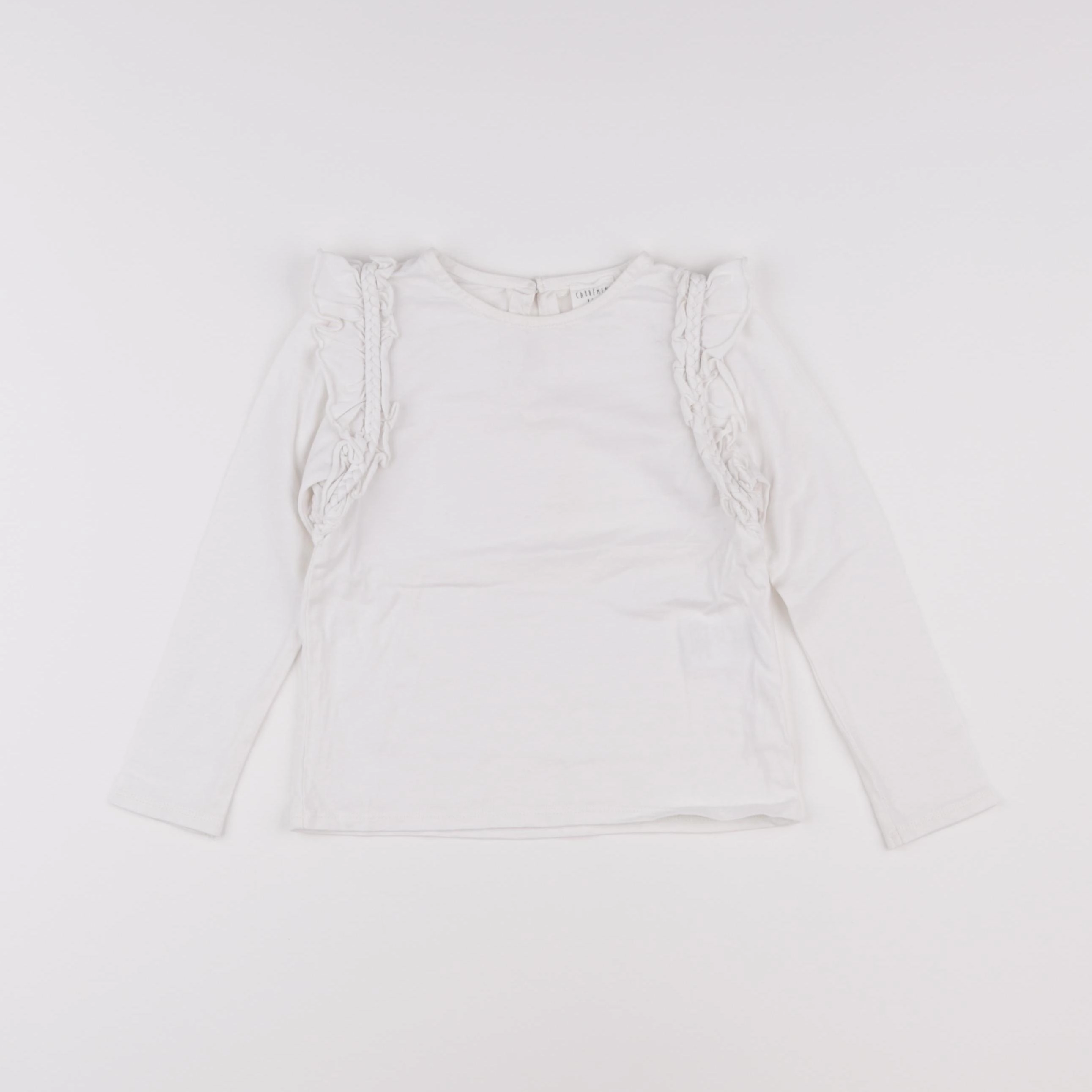 Carrément Beau - tee-shirt blanc - 4 ans
