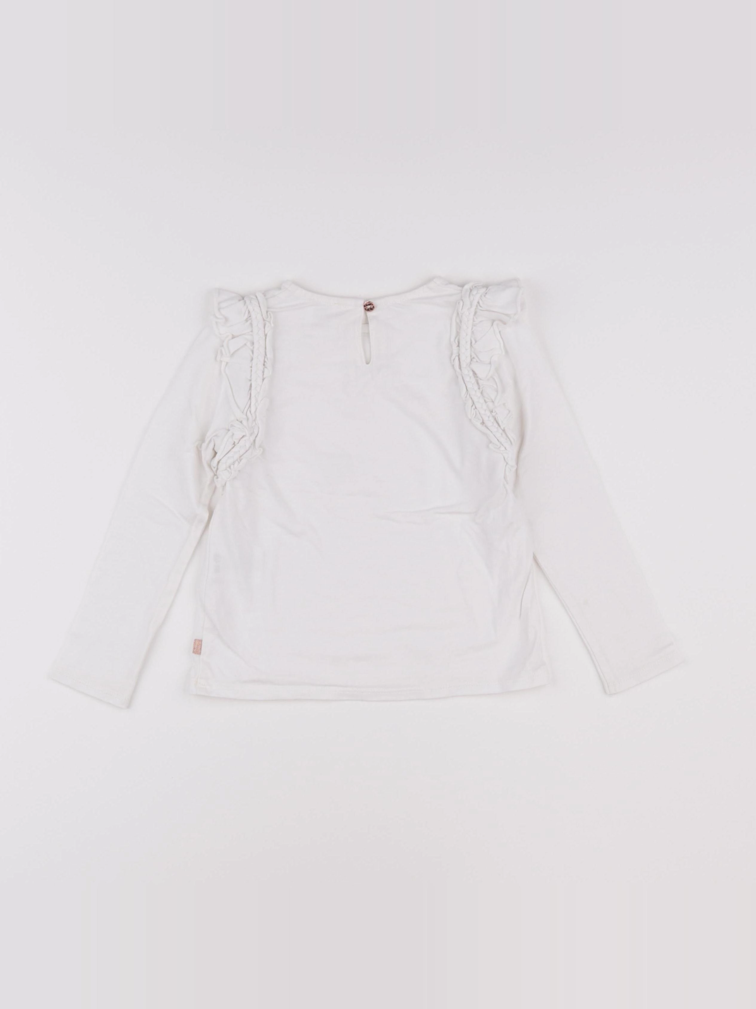 Carrément Beau - tee-shirt blanc - 4 ans