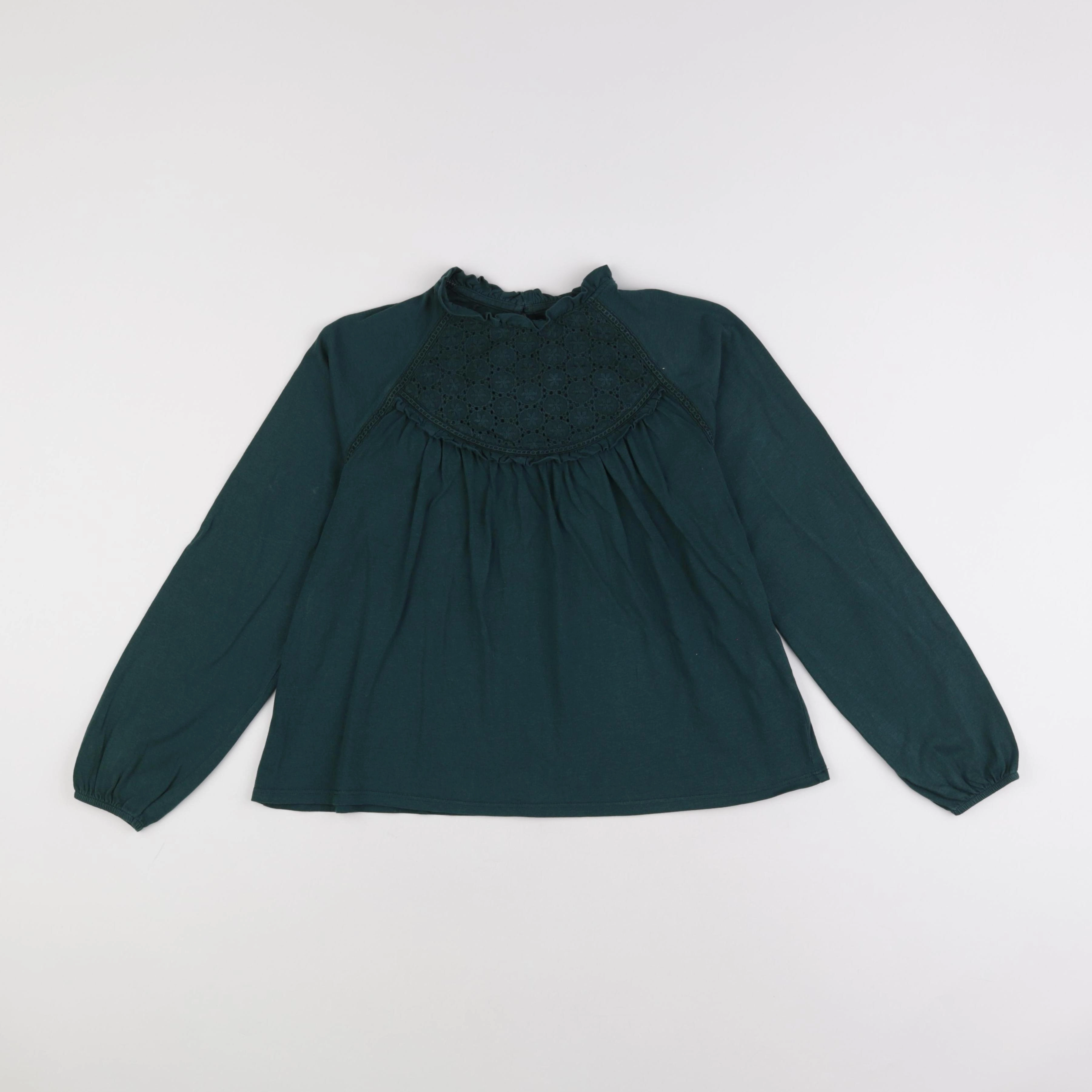 Vertbaudet - tee-shirt vert - 10 ans