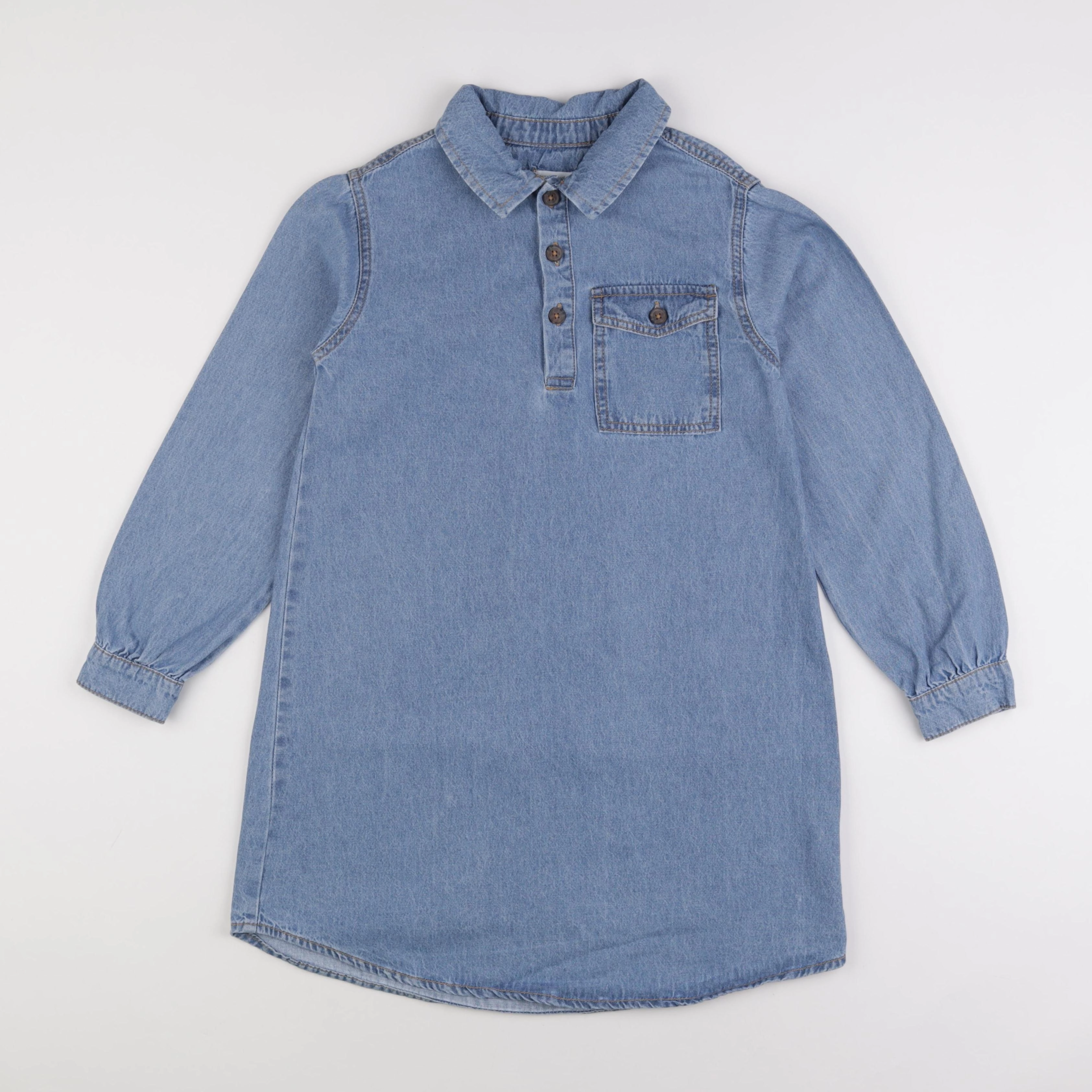 Vertbaudet - robe bleu - 10 ans