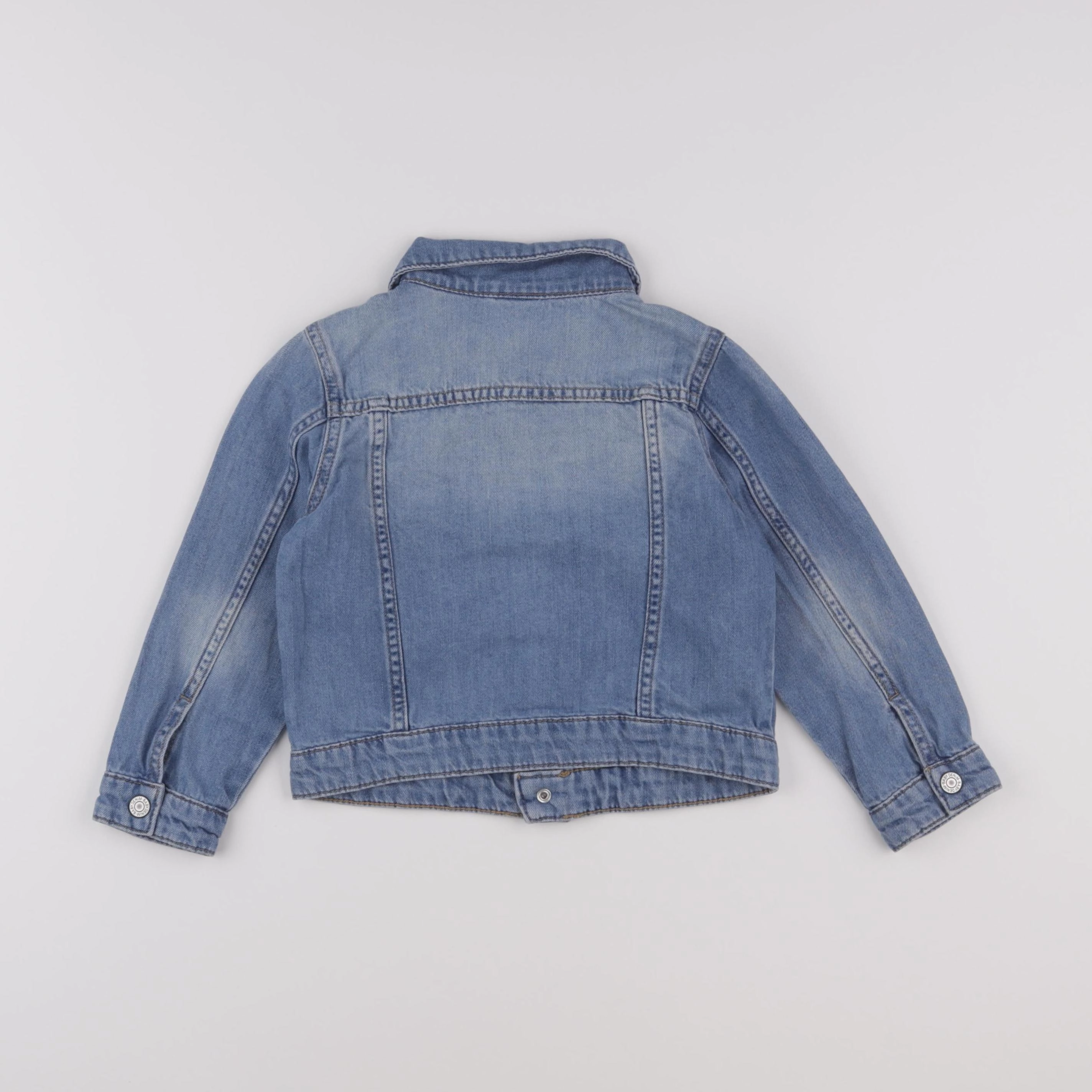 H&M - veste bleu - 3/4 ans