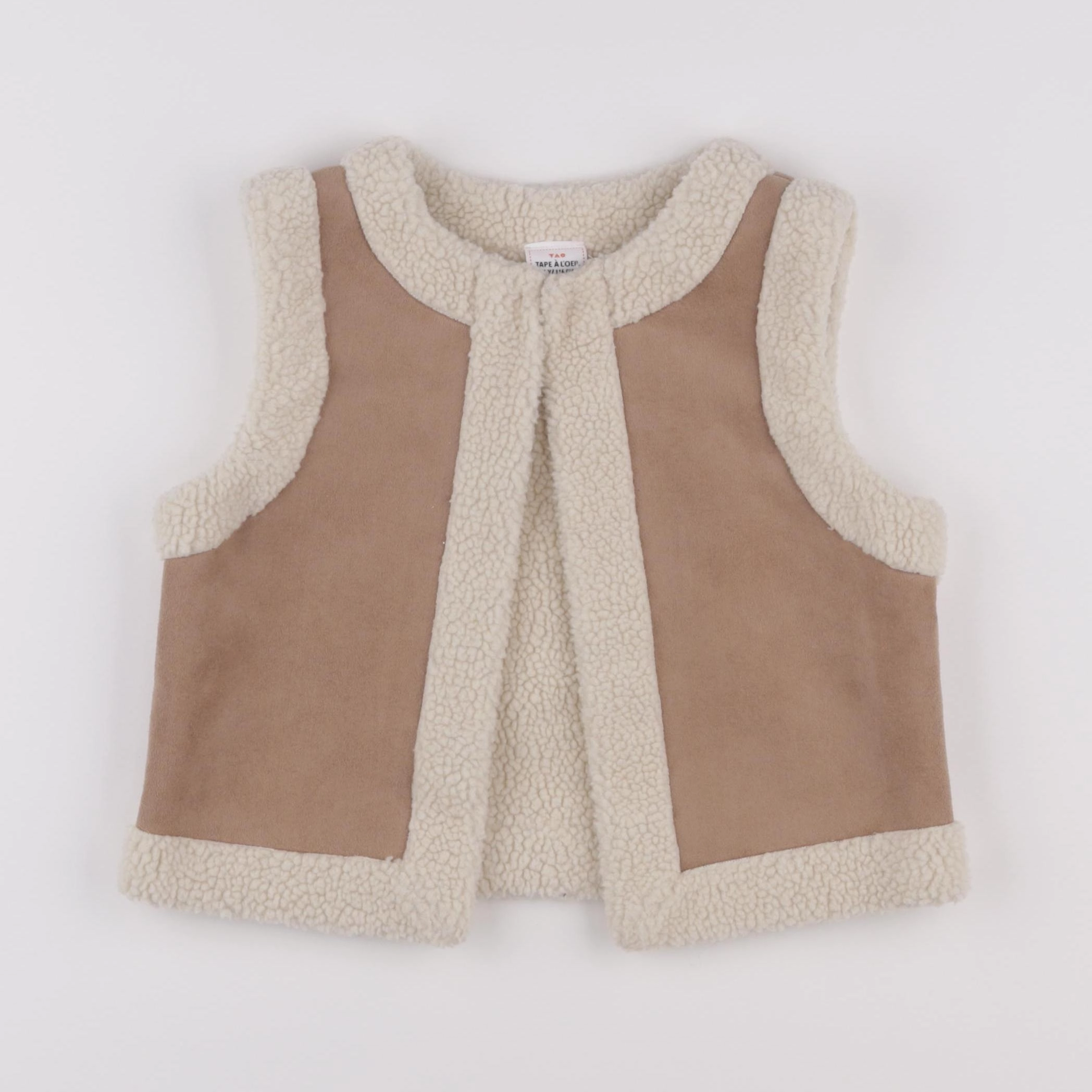 Tape à l'oeil - gilet marron - 6 ans