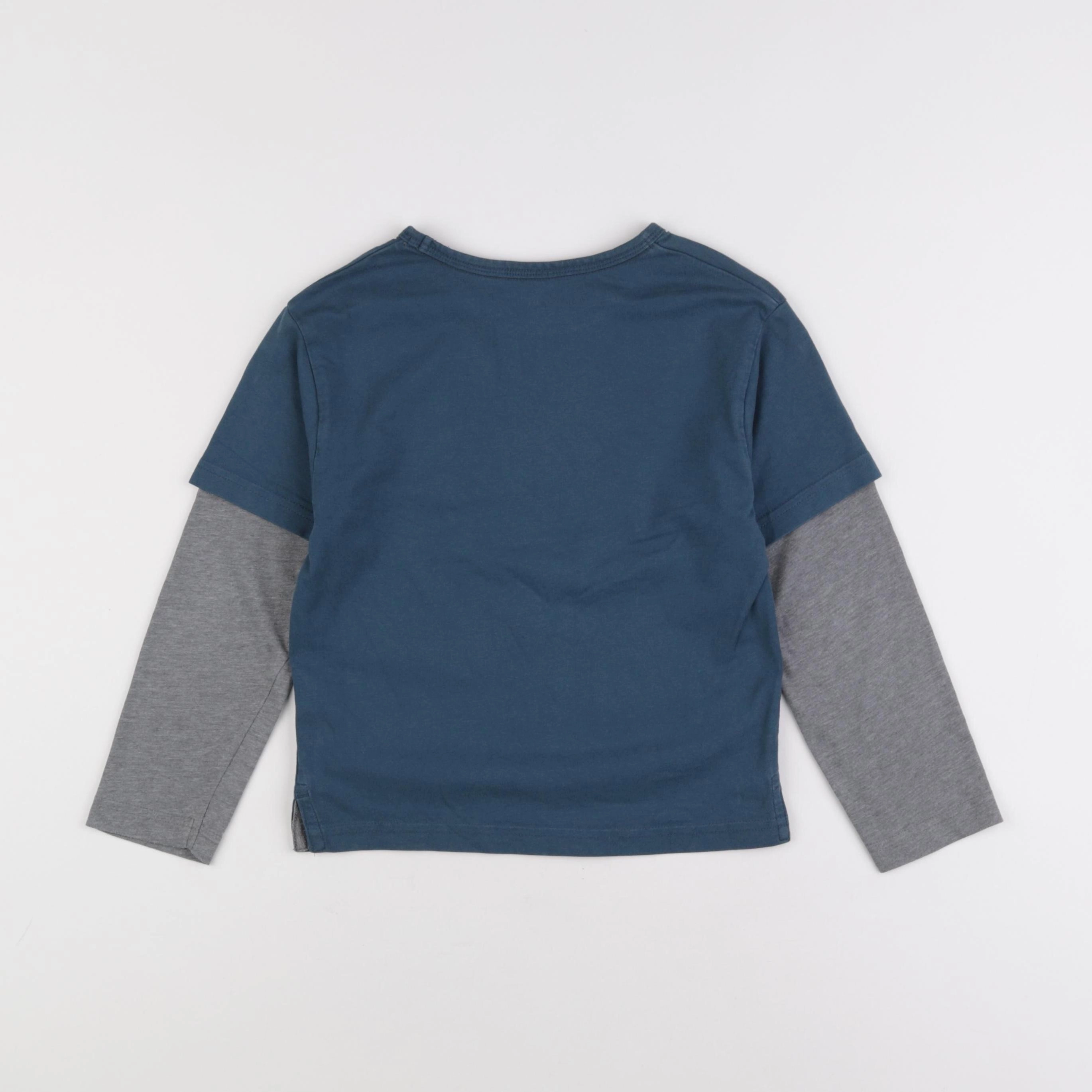 Vertbaudet - tee-shirt bleu - 6 ans