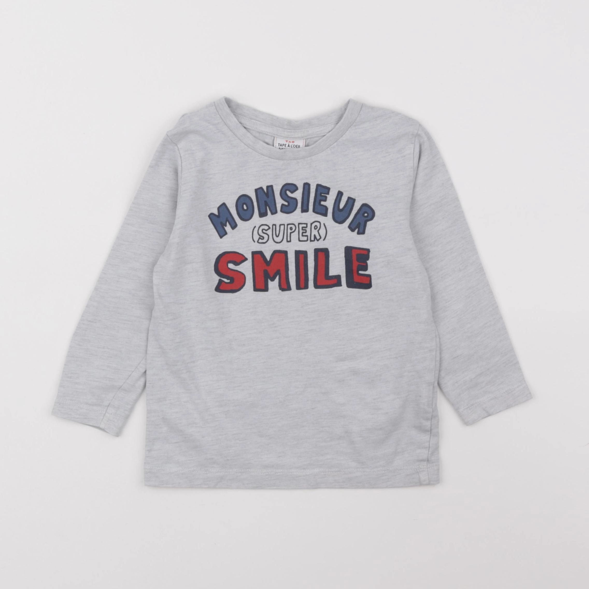 Tape à l'oeil - tee-shirt gris - 2/3 ans