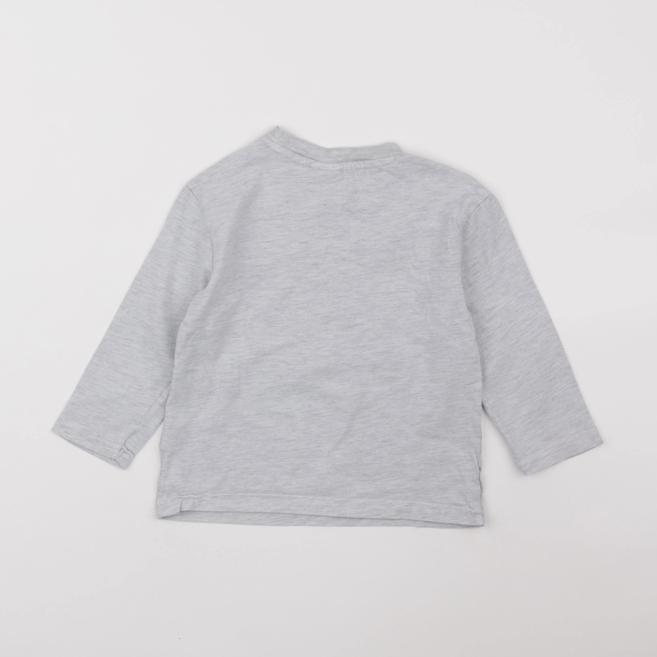 Tape à l'oeil - tee-shirt gris - 2/3 ans