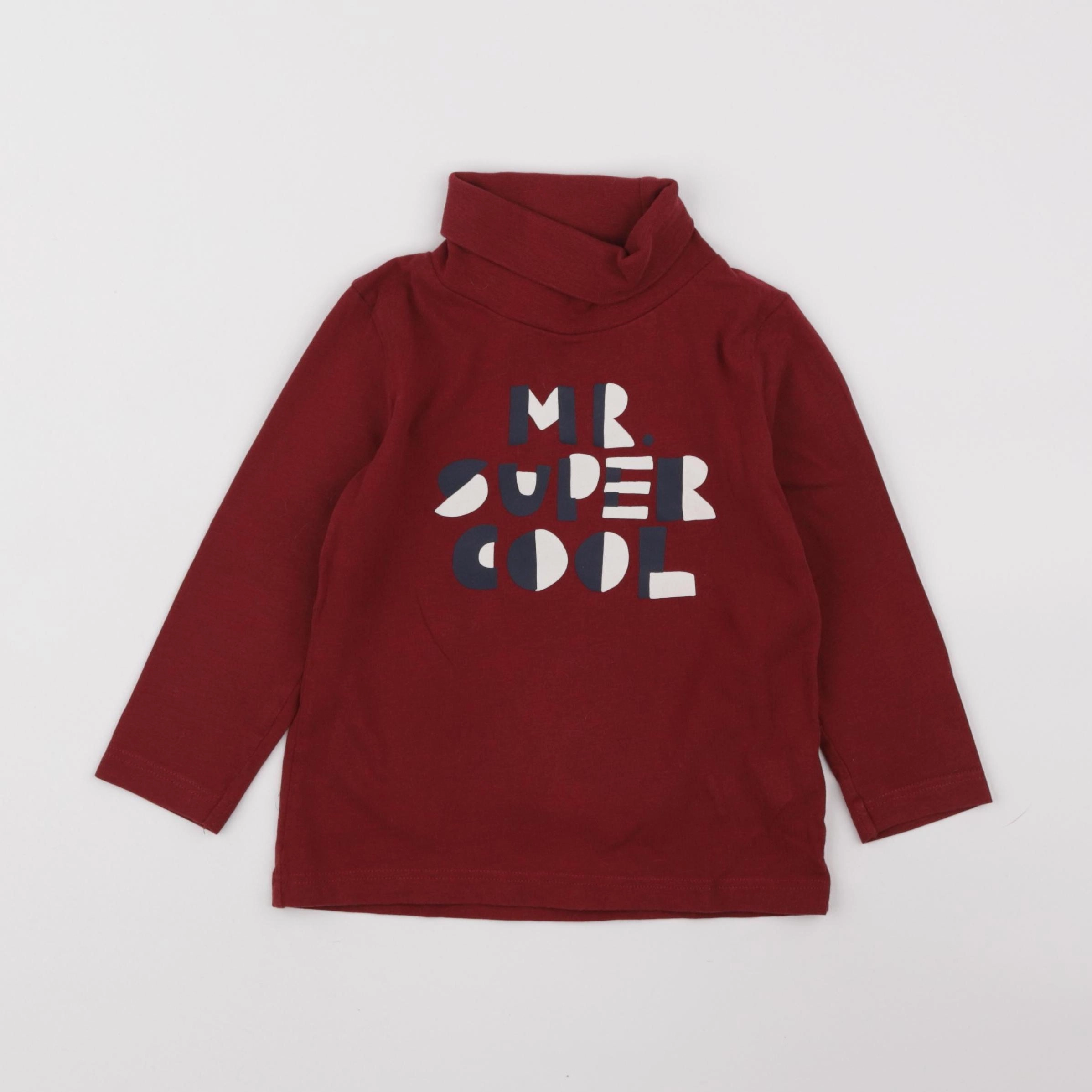 Tape à l'oeil - sous-pull rouge - 2/3 ans