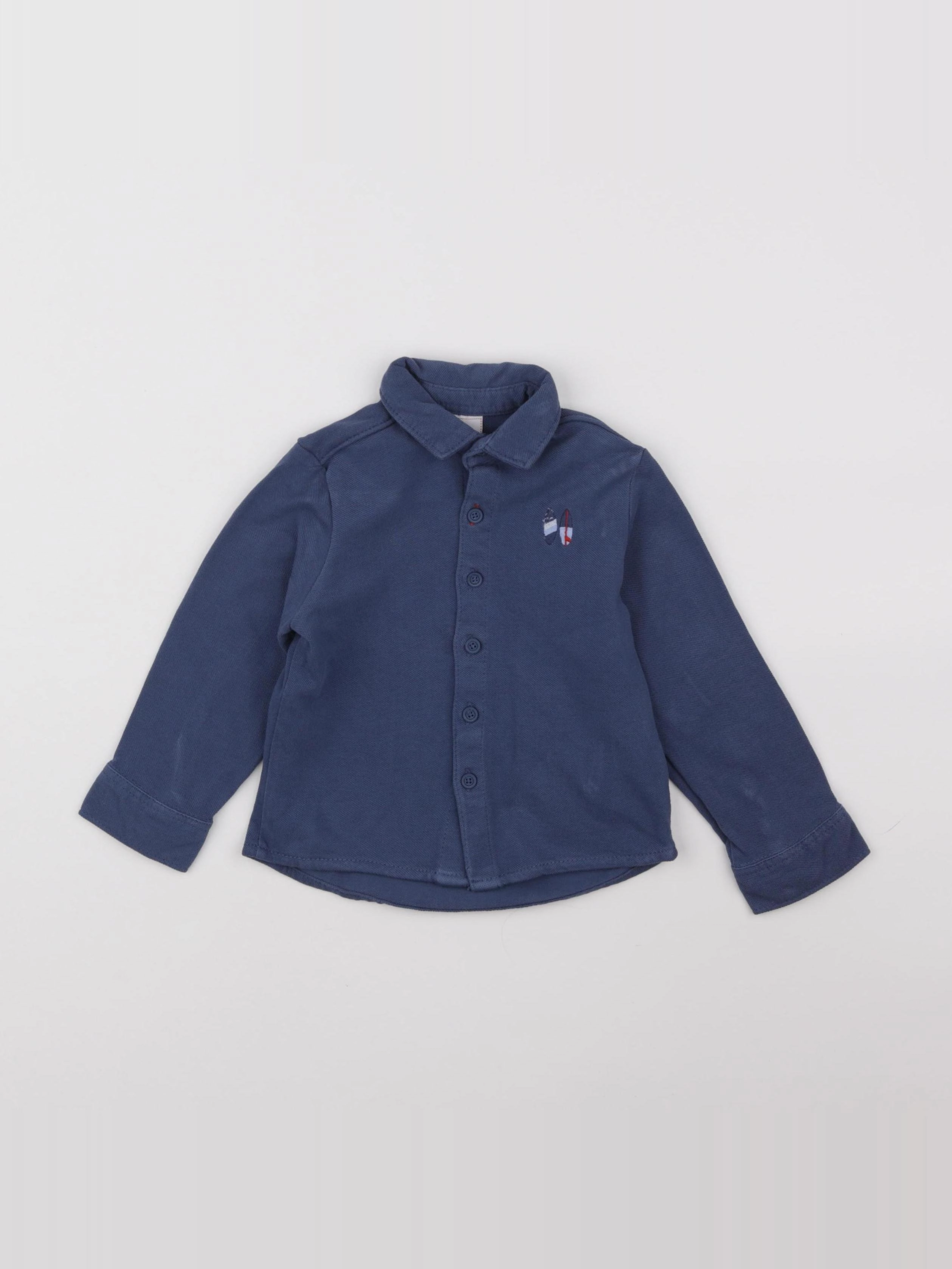 Tape à l'oeil - chemise bleu - 2 ans