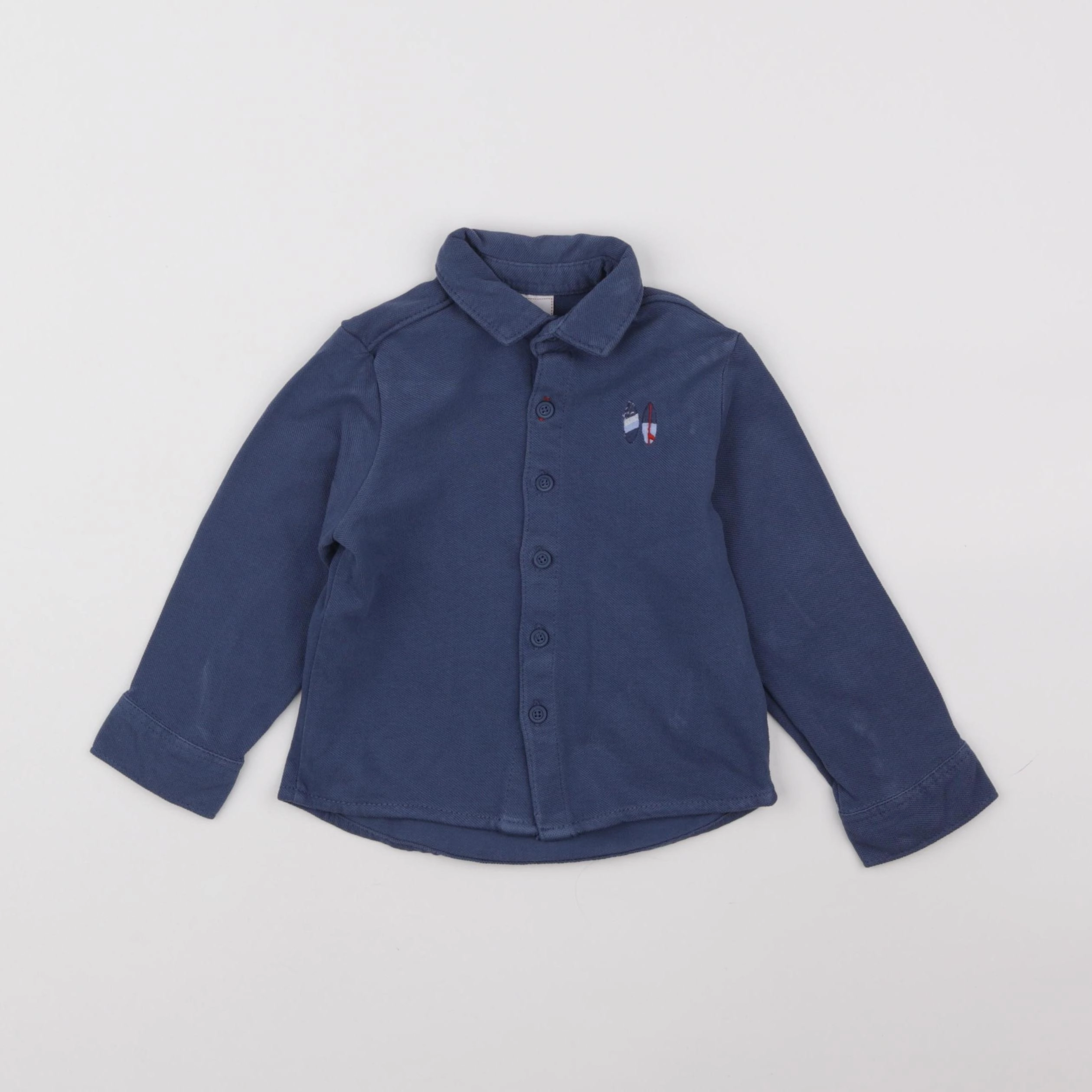 Tape à l'oeil - chemise bleu - 2 ans