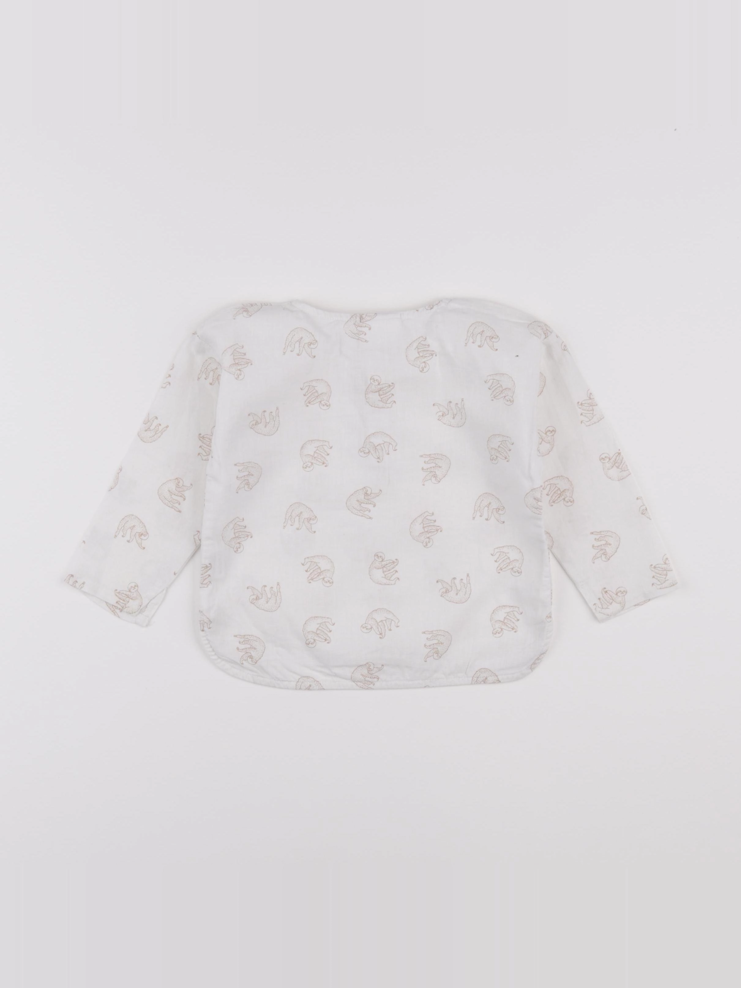 Natalys - chemise blanc - 18 mois