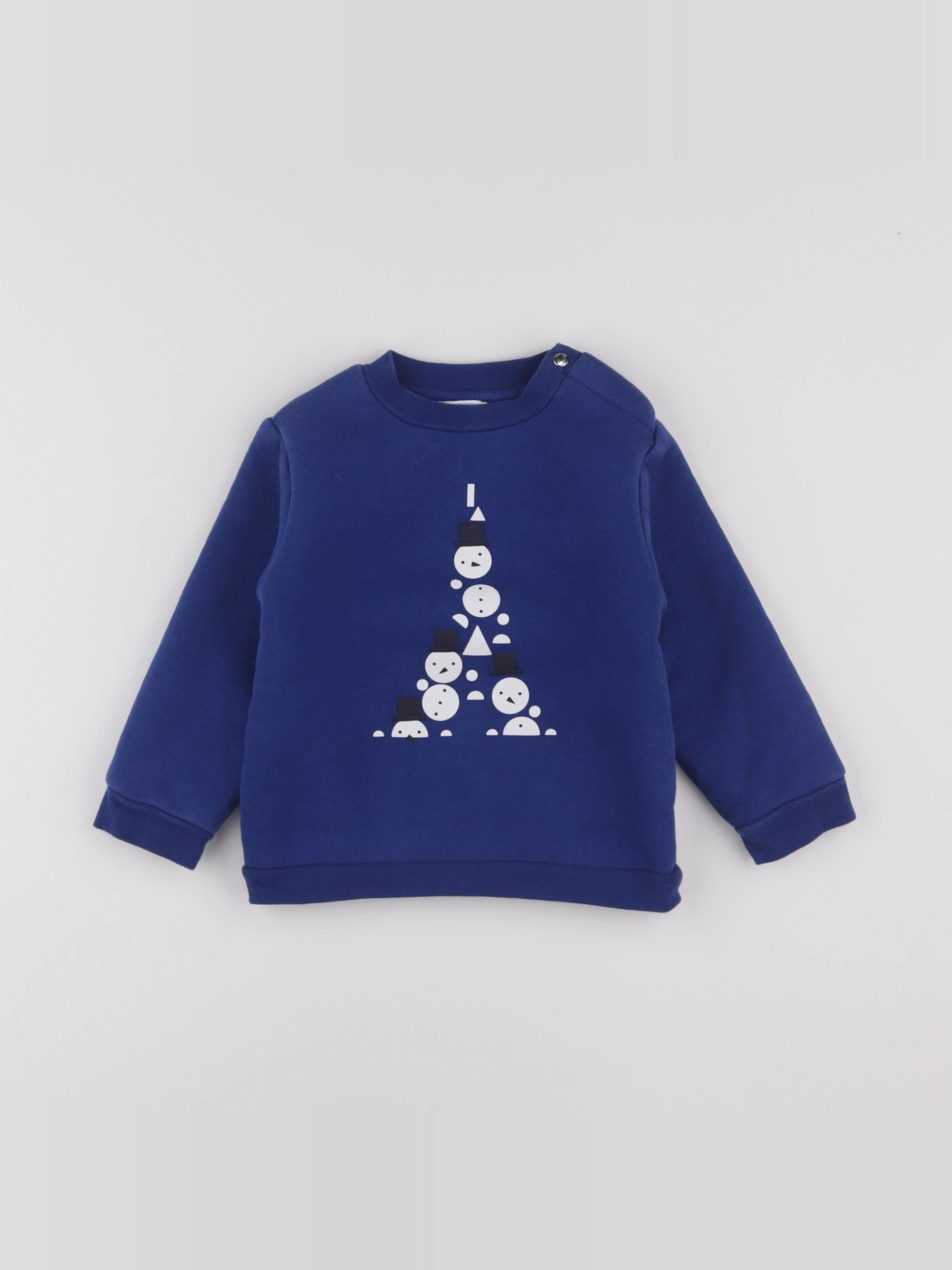 Jacadi - sweat bleu - 24 mois